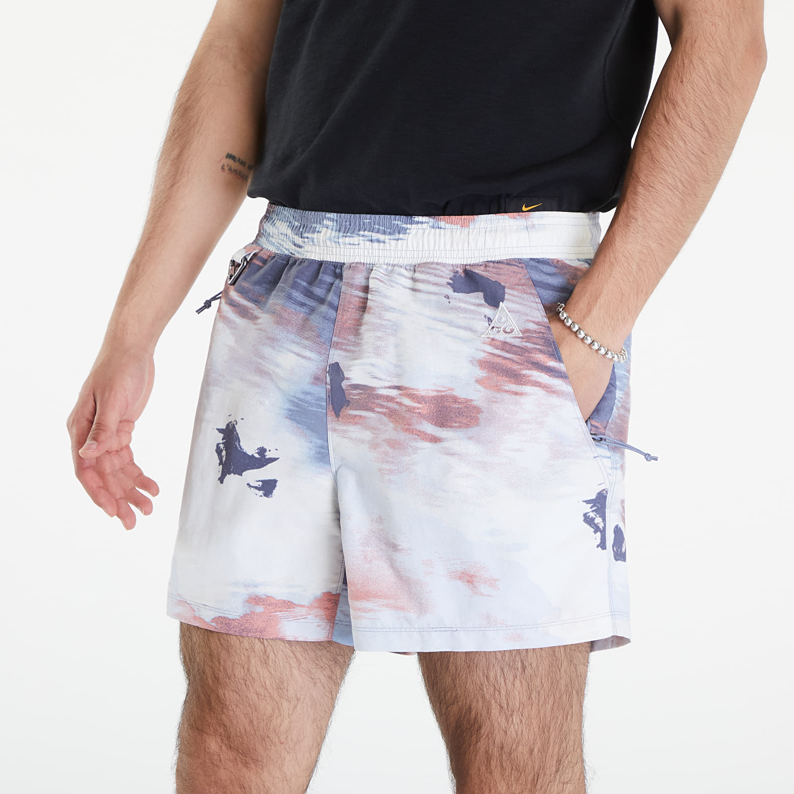 Men's shorts Nike ACG "Reservoir Goat" Men's Allover Print Shorts Ashen Slate/ Lt Armory Blue/ Summit White