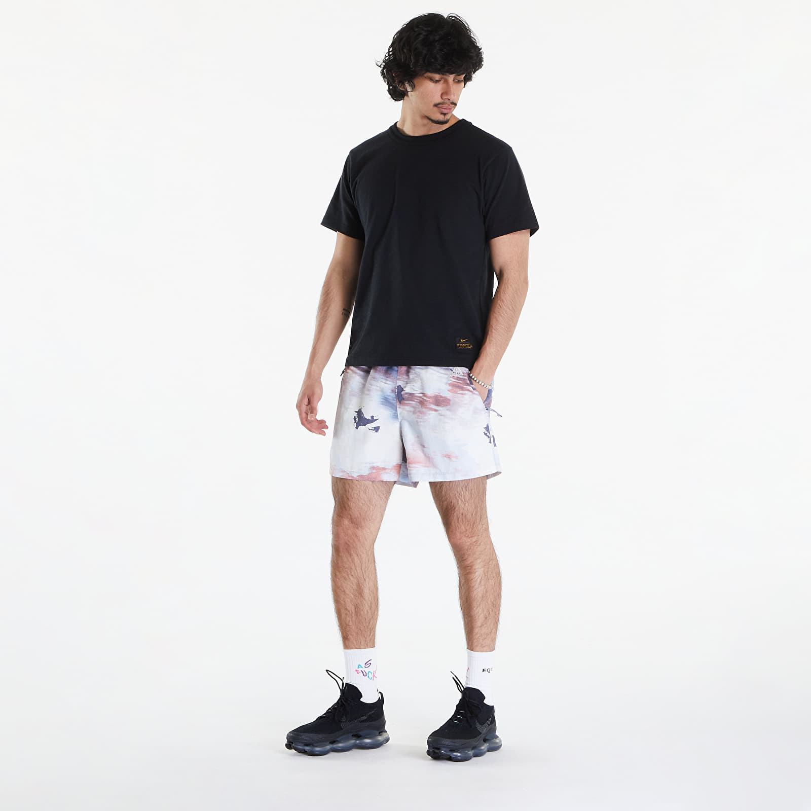 Men's shorts Nike ACG "Reservoir Goat" Men's Allover Print Shorts Ashen Slate/ Lt Armory Blue/ Summit White