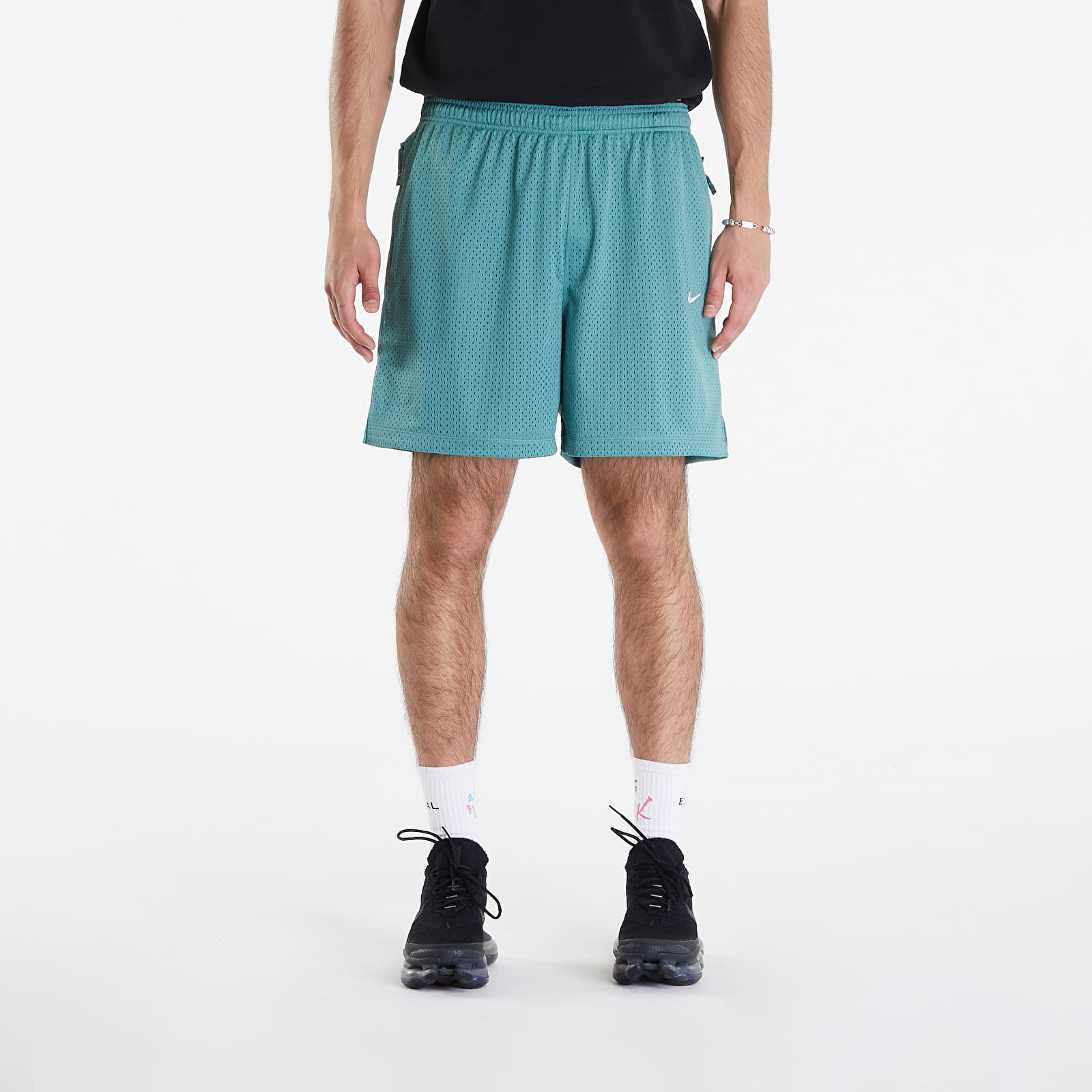 Pánske šortky Nike Sportswear Swoosh Men's Mesh Shorts Bicoastal/ White
