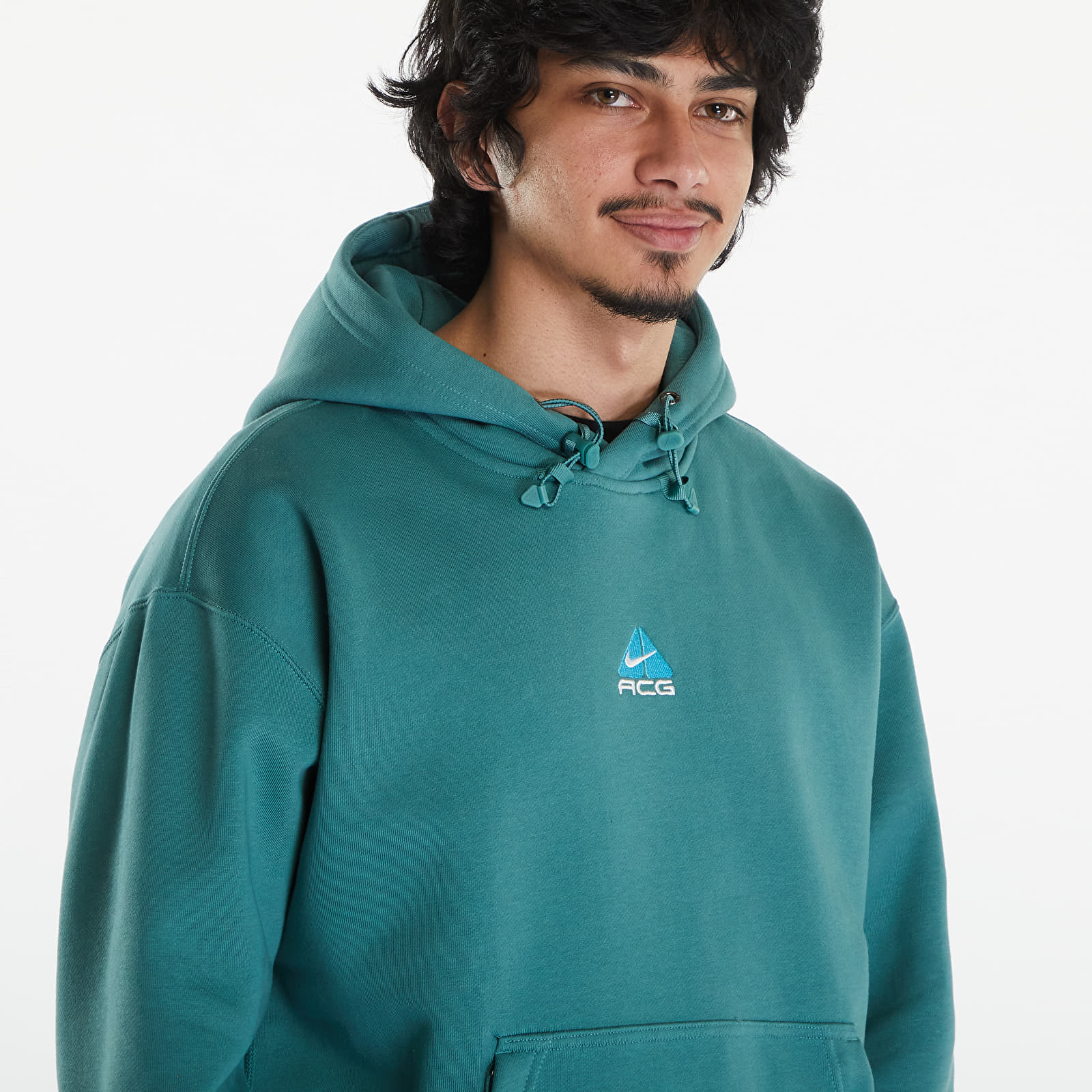 Mikiny Nike ACG Therma-FIT Fleece Pullover Hoodie UNISEX Bicoastal/ Summit White