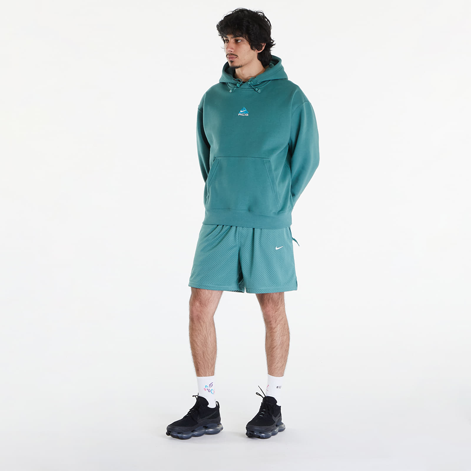 Mikiny Nike ACG Therma-FIT Fleece Pullover Hoodie UNISEX Bicoastal/ Summit White