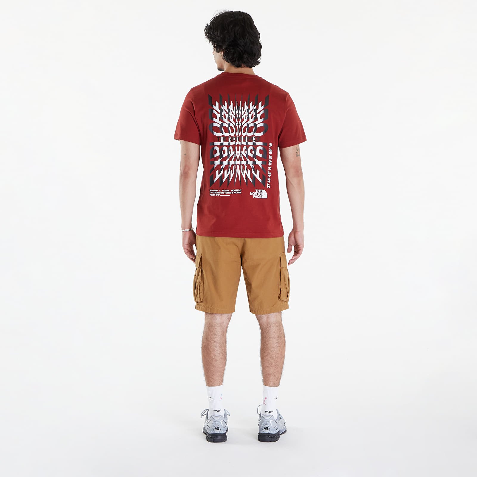 Meeste T-särgid The North Face Ss24 Coordinates Tee Iron Red