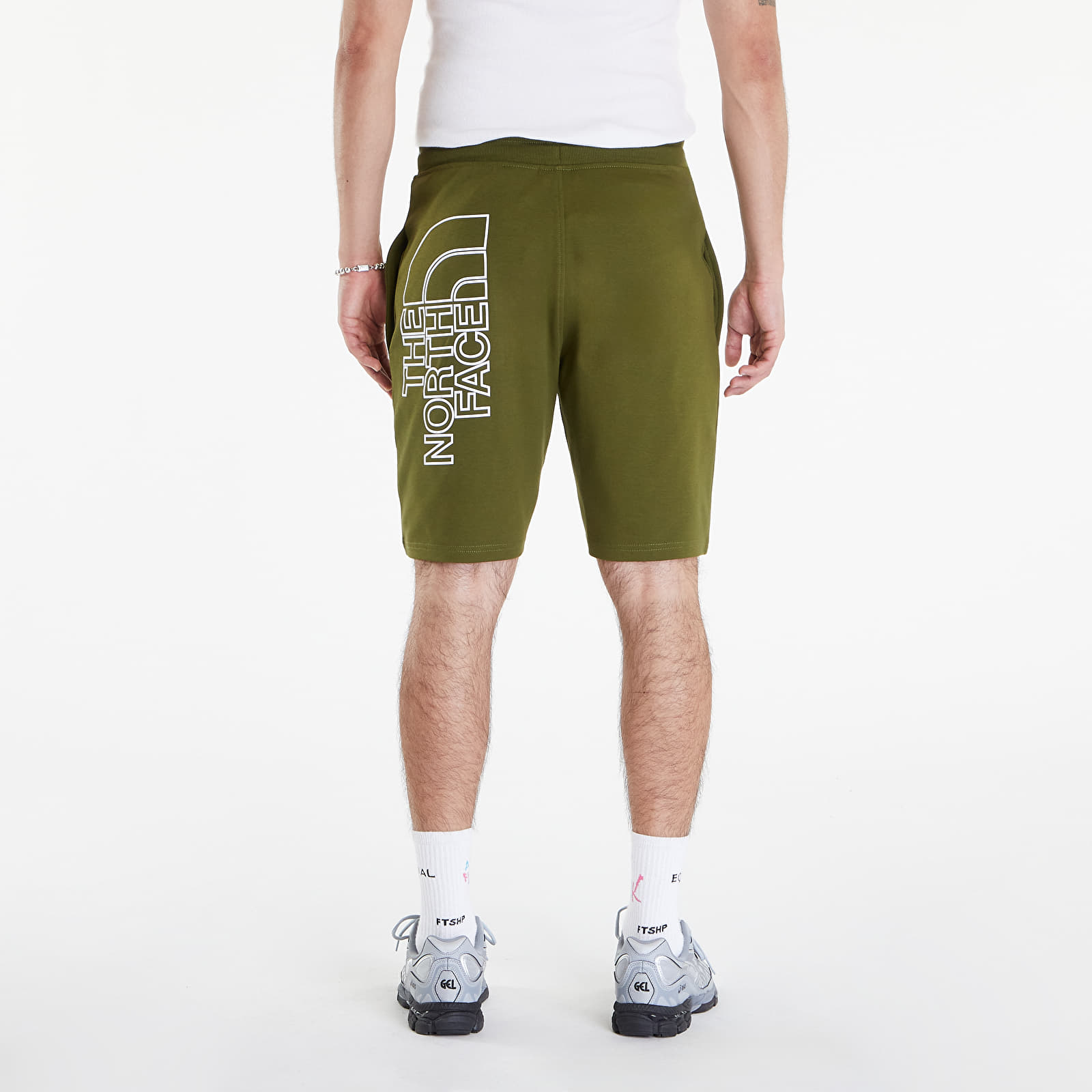 Men's shorts The North Face Graphic Light Shorts Forest Olive