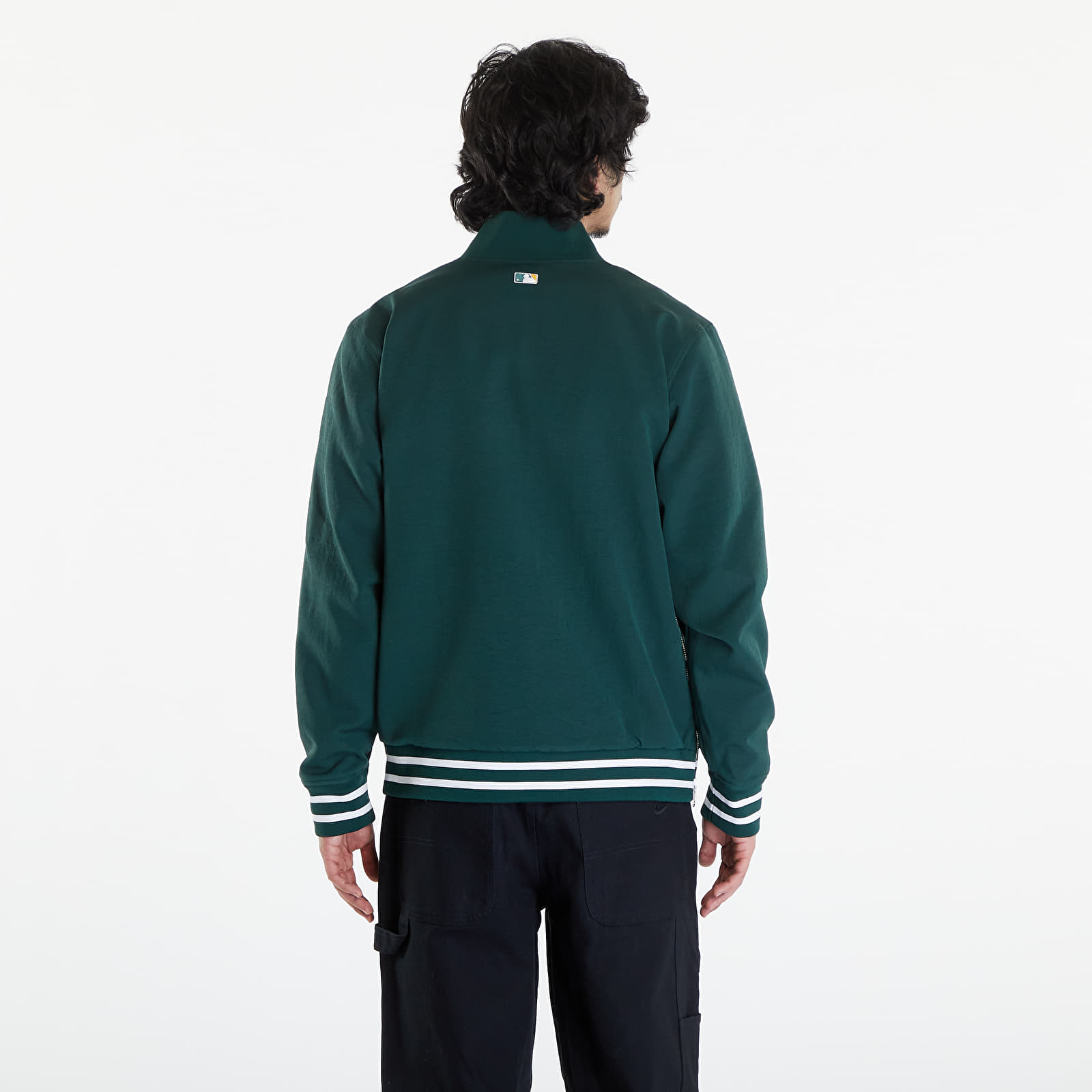 Bomber jackets Nike Men's AC Bomber Jacket Oakland Athletics Pro Green/ Pro Green/ White