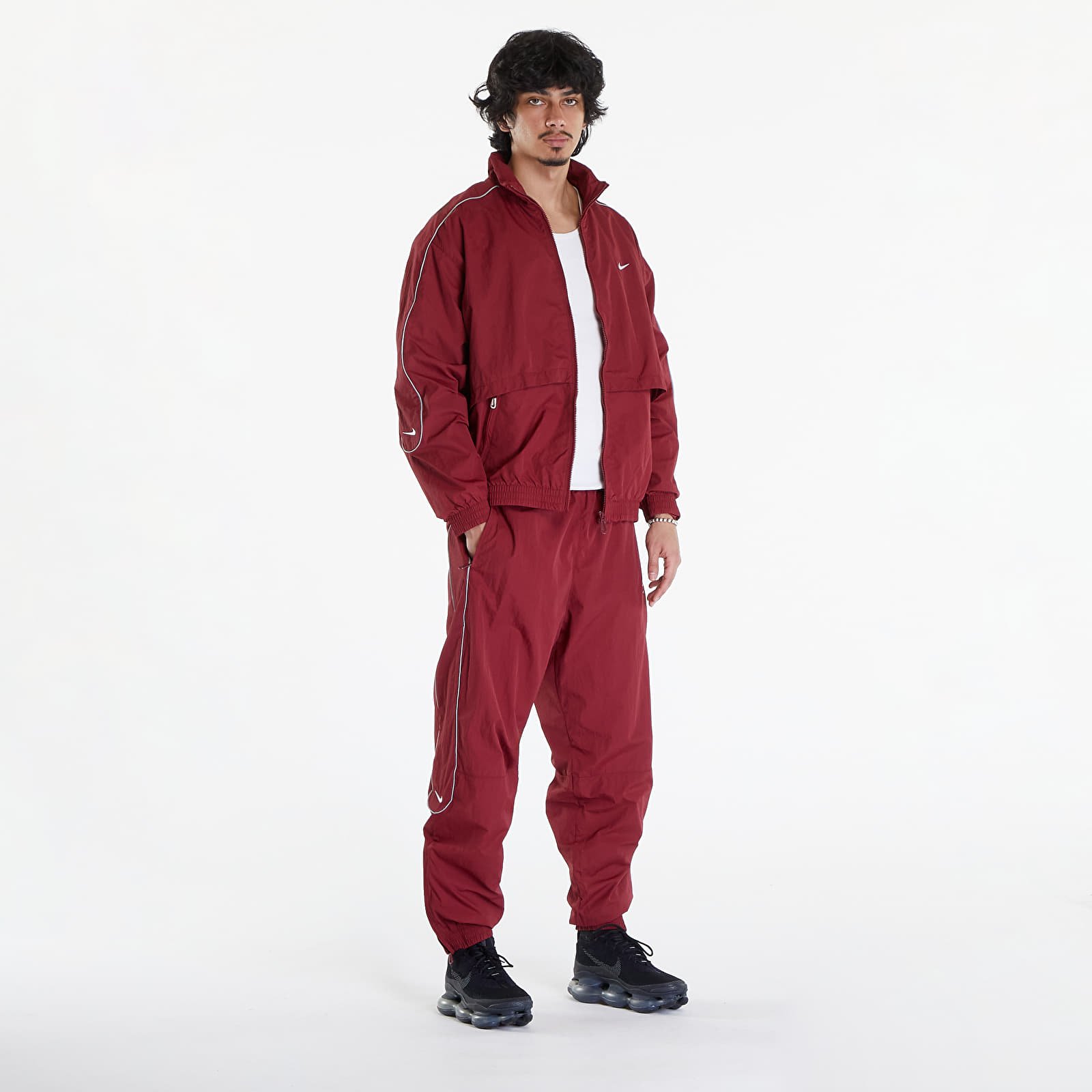 Jeans und Hosen Nike Solo Swoosh Men's Track Pants Team Red/ White