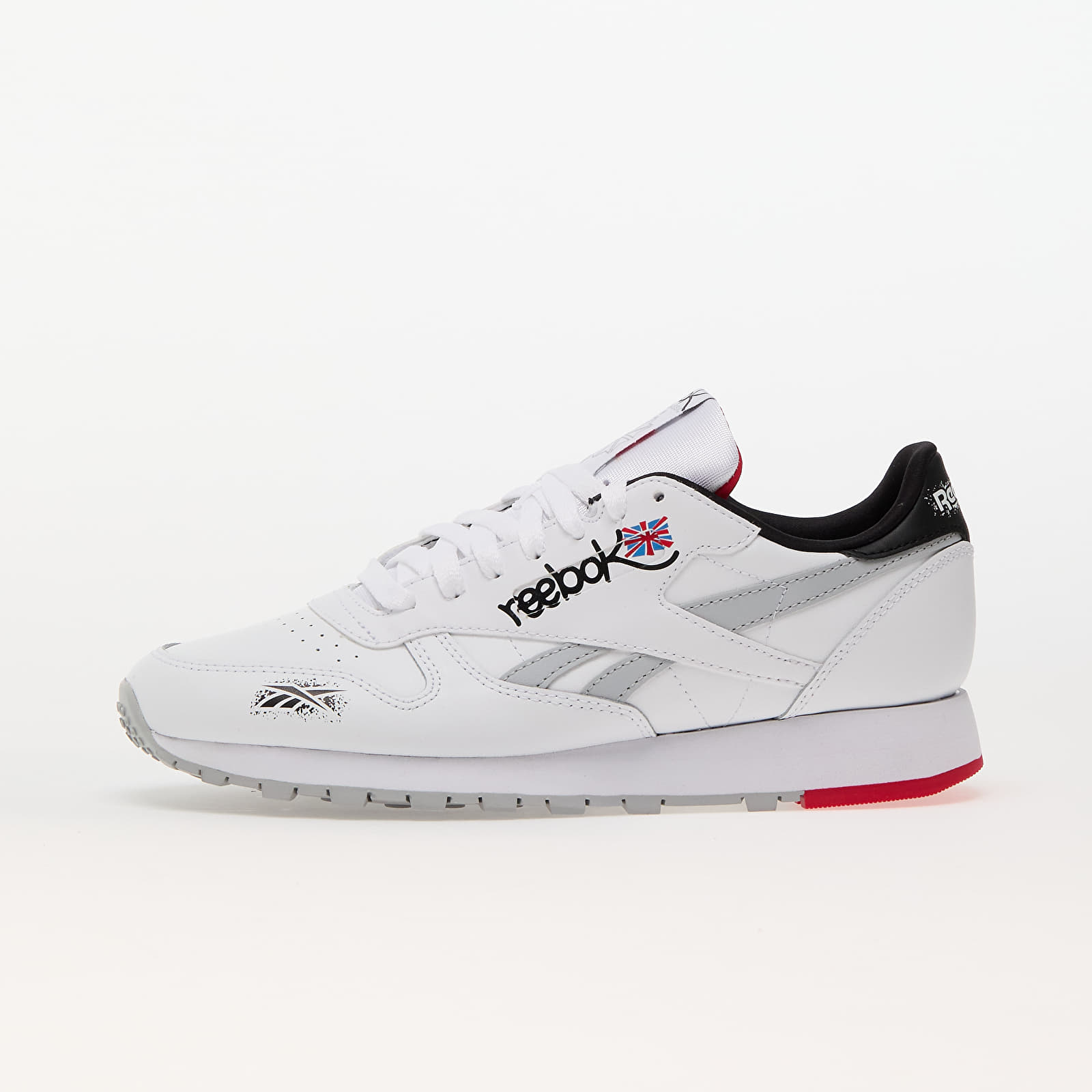 Men s sneakers and shoes Reebok Classic Leather Ftw White Core Black Vector Red Queens