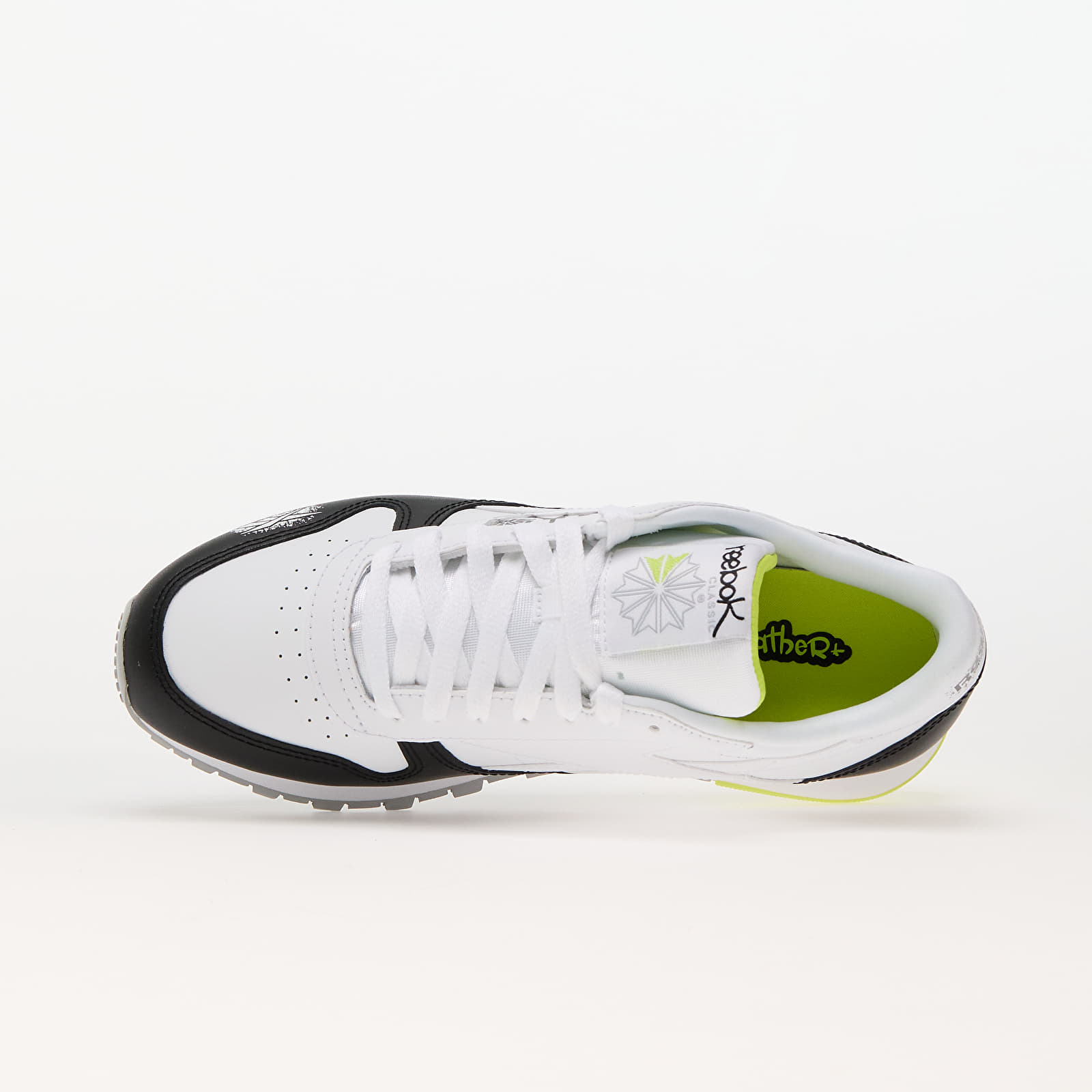 Reebok classic black yellow on sale