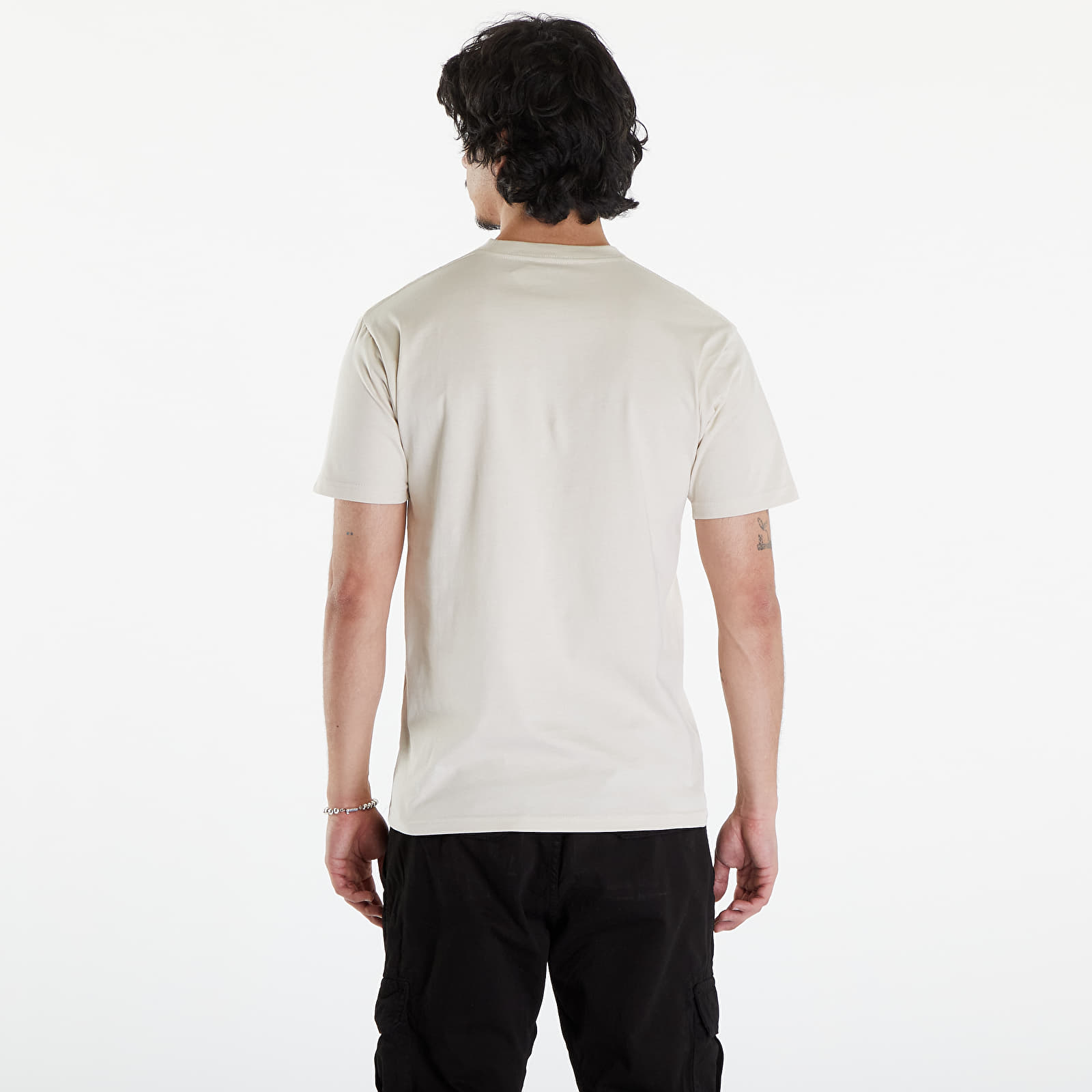 Tričká Vans MN Left Chest Logo Tee Light Beige