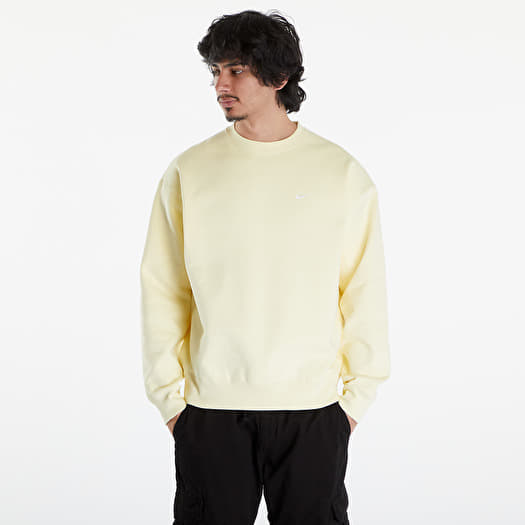 Φούτερ Nike Solo Swoosh Men's Fleece Crew Alabaster/ White