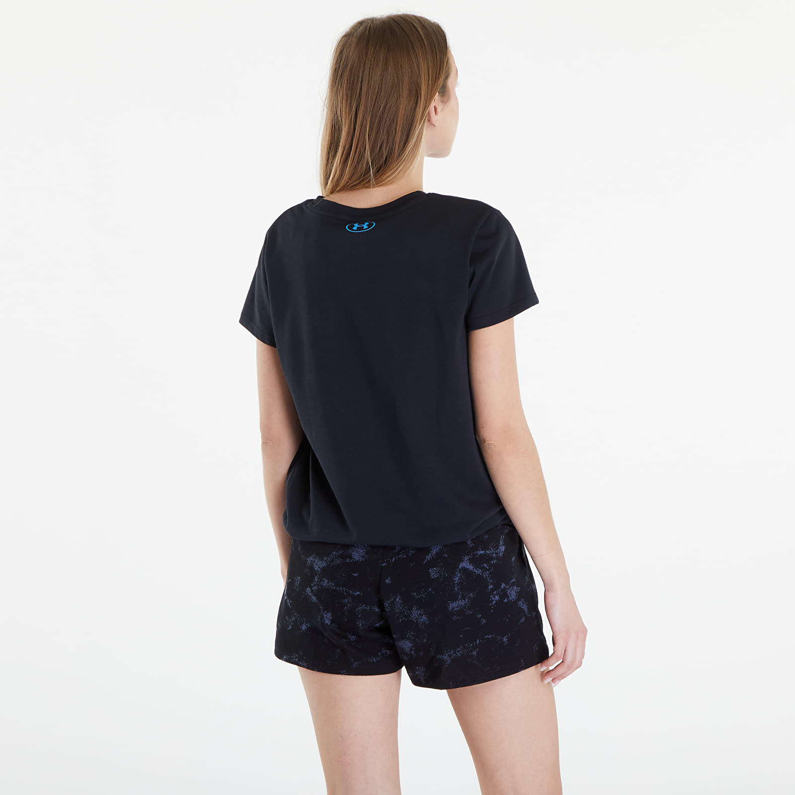 Camisetas Under Armour Project Rock W Underground Core T Black/ Viral Blue