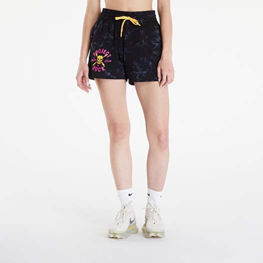 Shorts Under Armour Project Rock Underground Terry Short Black/ Nova Orange/ White