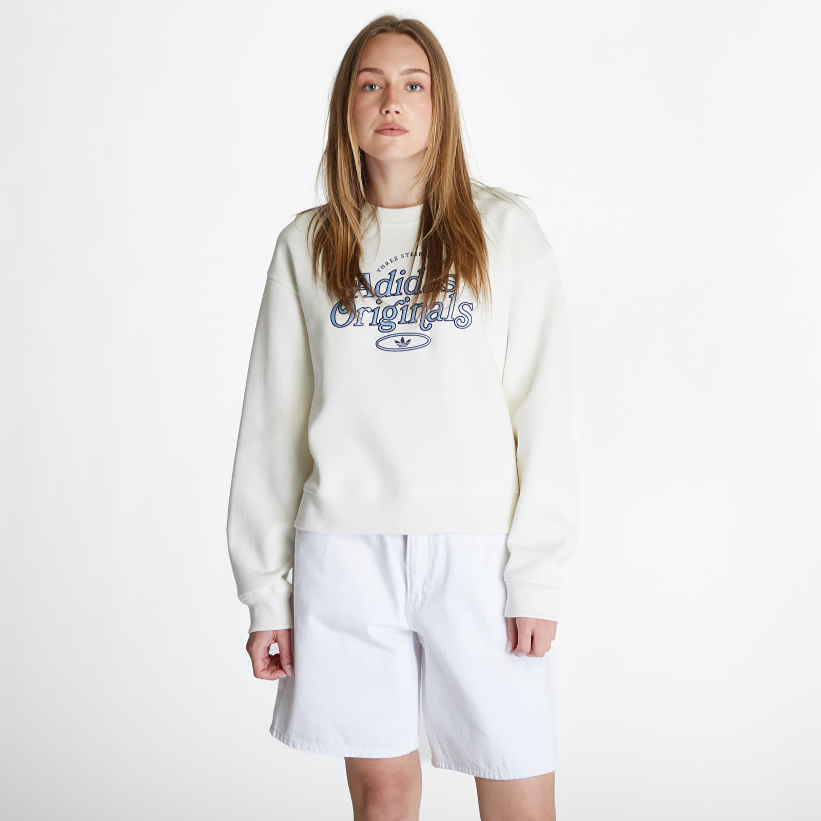 Bluzy adidas Graphics Sweatshirt Off White