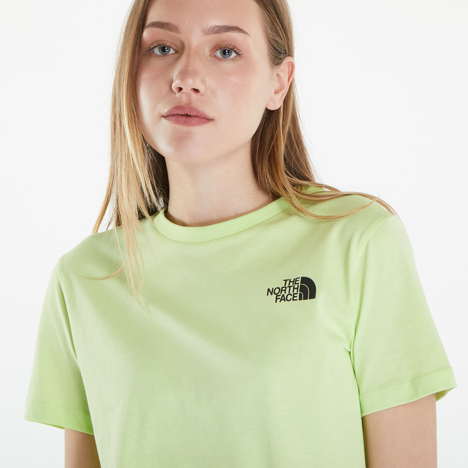 Ženske majice The North Face Relaxed Redbox Short Sleeve T-Shirt Astro Lime