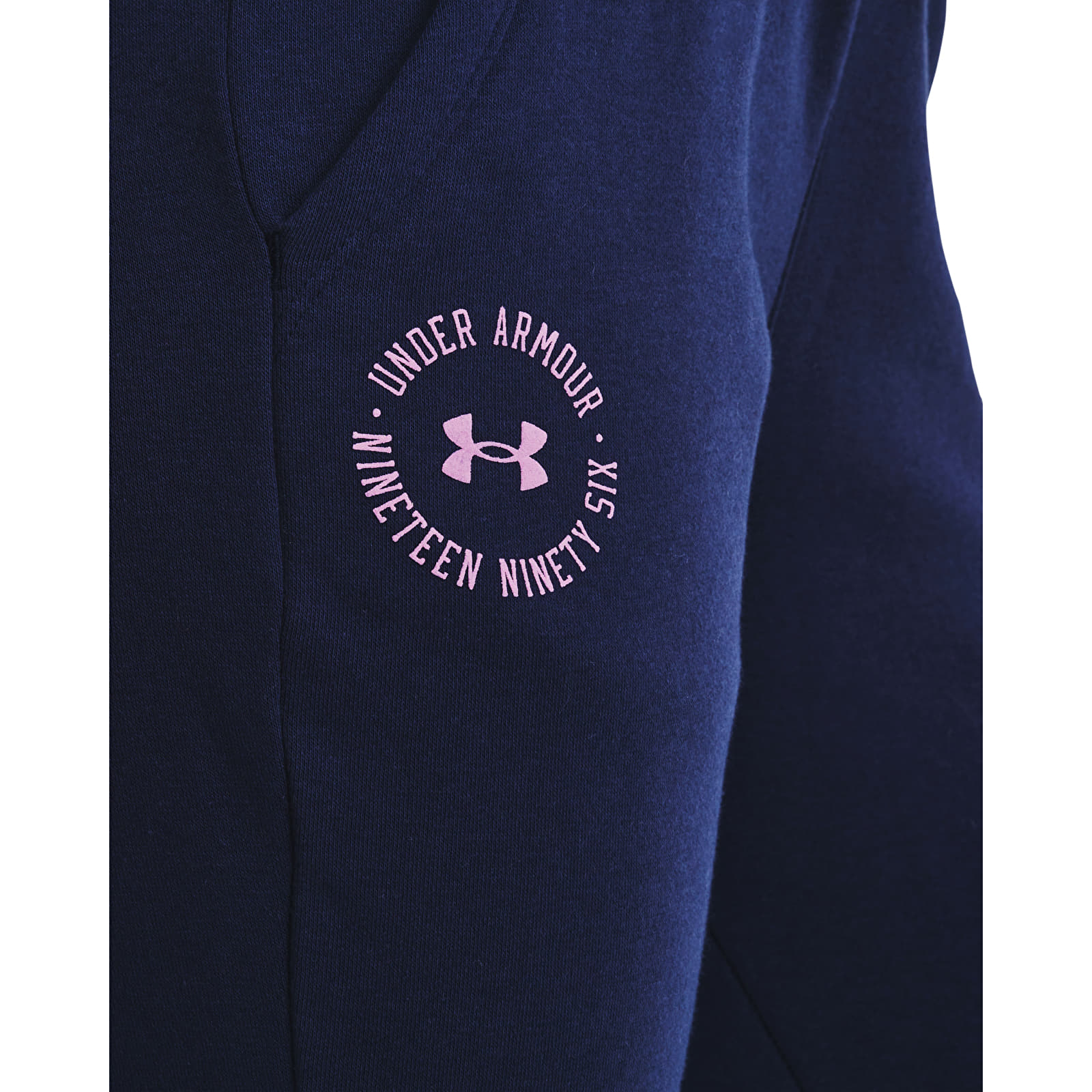 Säärised Under Armour Rival Fleece Crest Joggers Midnight Navy