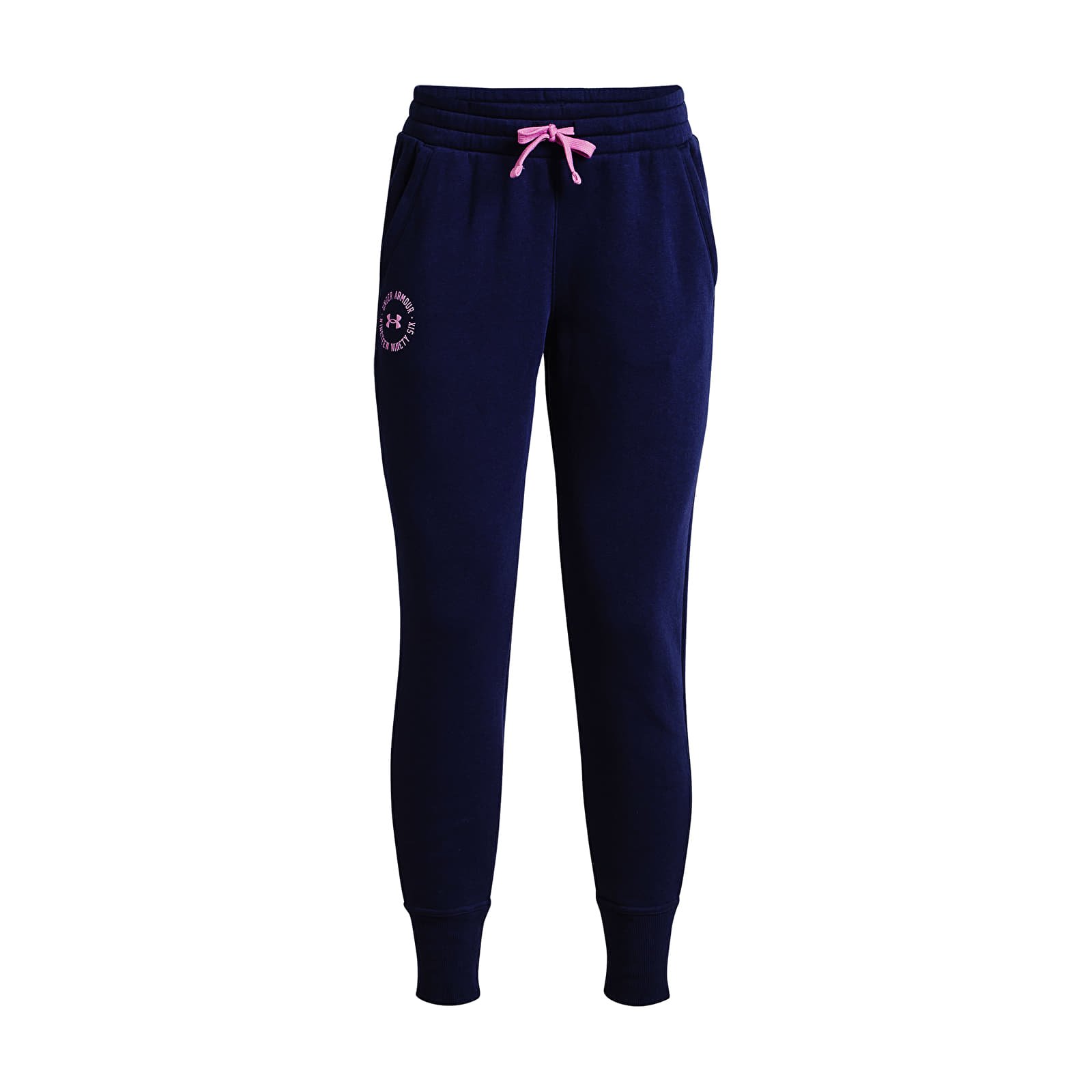 Säärised Under Armour Rival Fleece Crest Joggers Midnight Navy