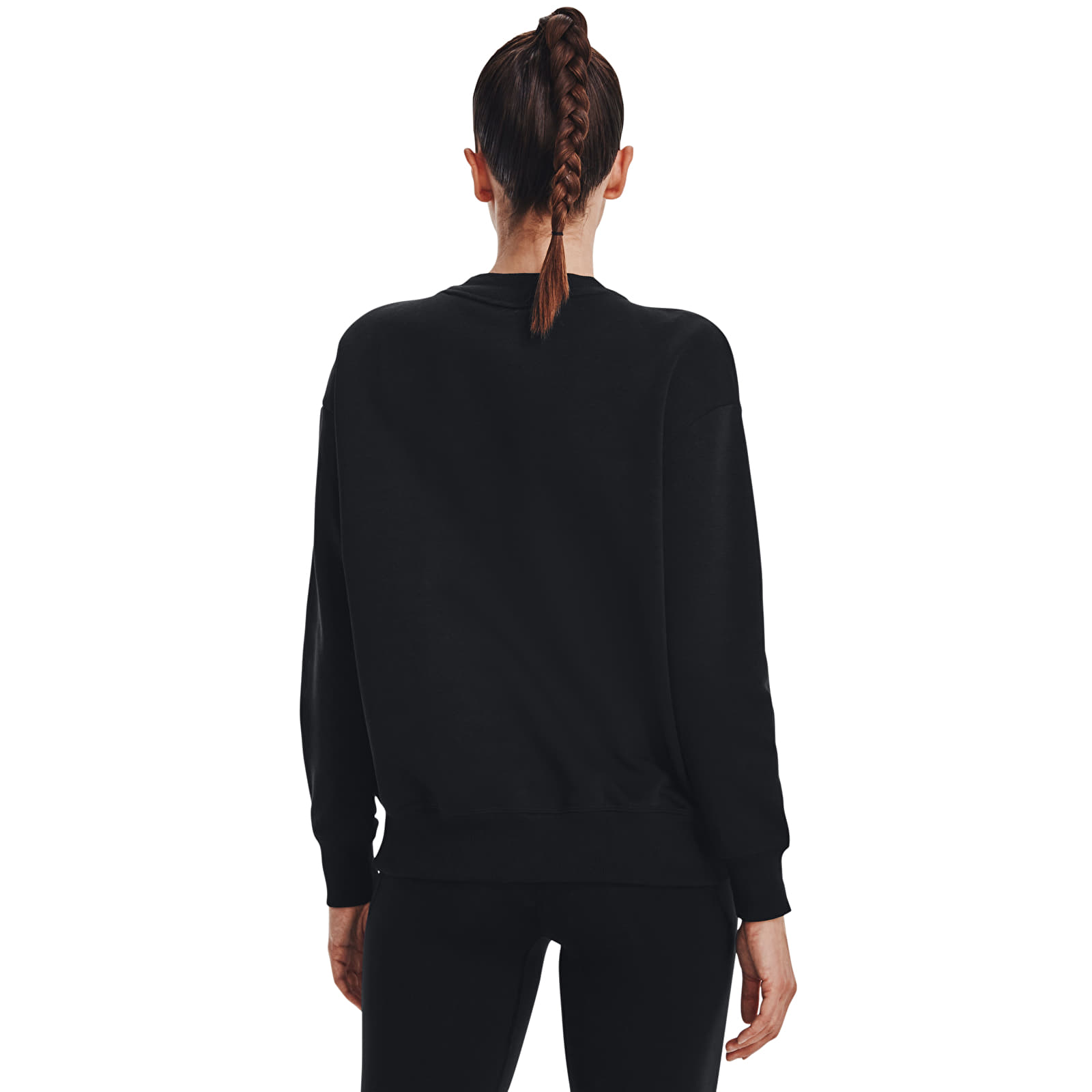 Kapuutsikud ja kampsunid Under Armour Rival Fleece Crest Grp Crew Black