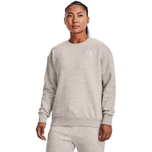 Under Armour Essential Fleece Crew Ghost Gray Light Heather