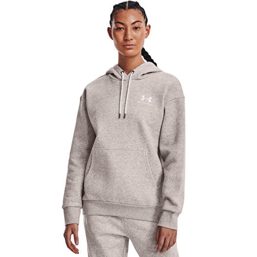 Sweatshirt Under Armour Essential Fleece Hoodie Ghost Gray Light Heather