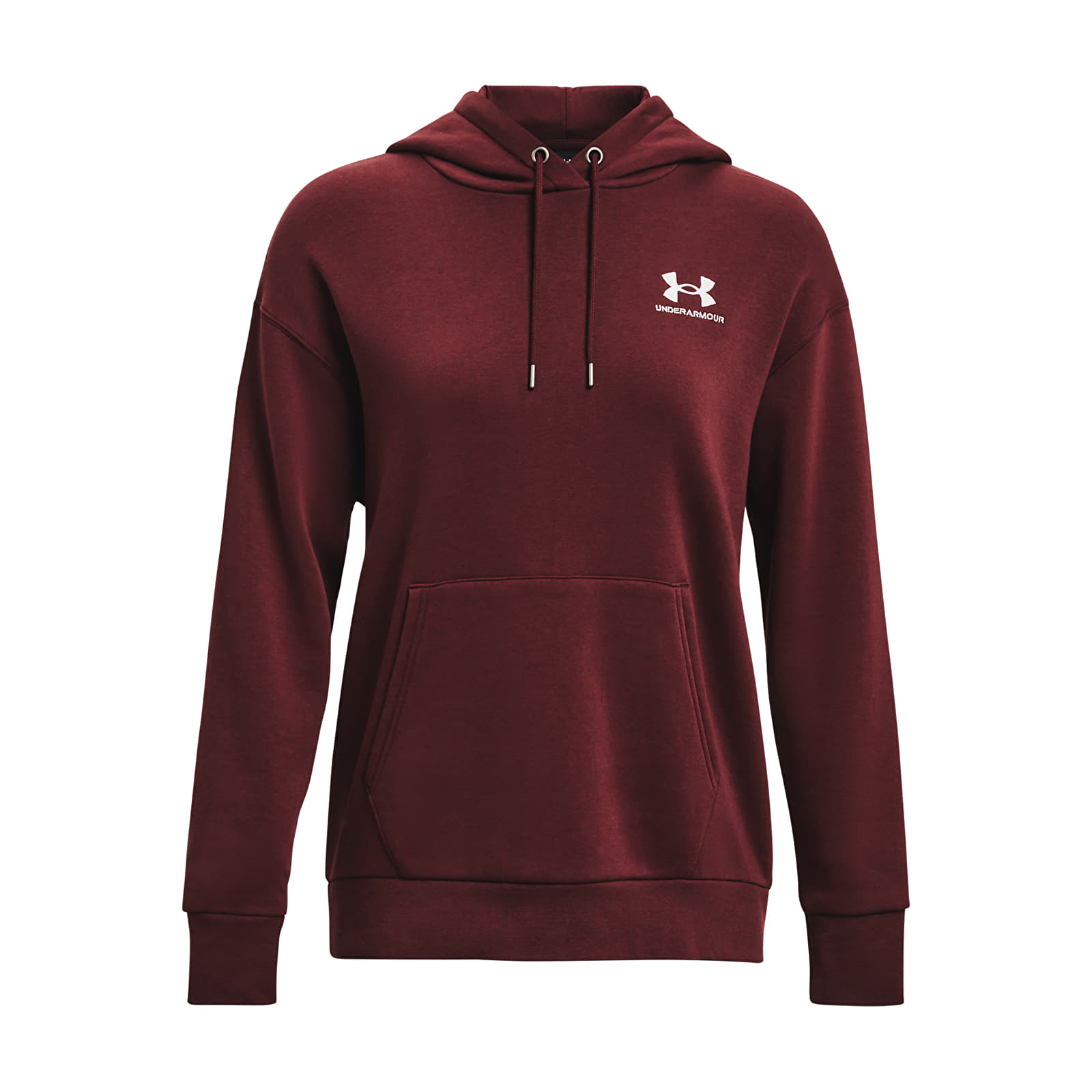 Mikiny Under Armour Essential Fleece Hoodie Chestnut Red