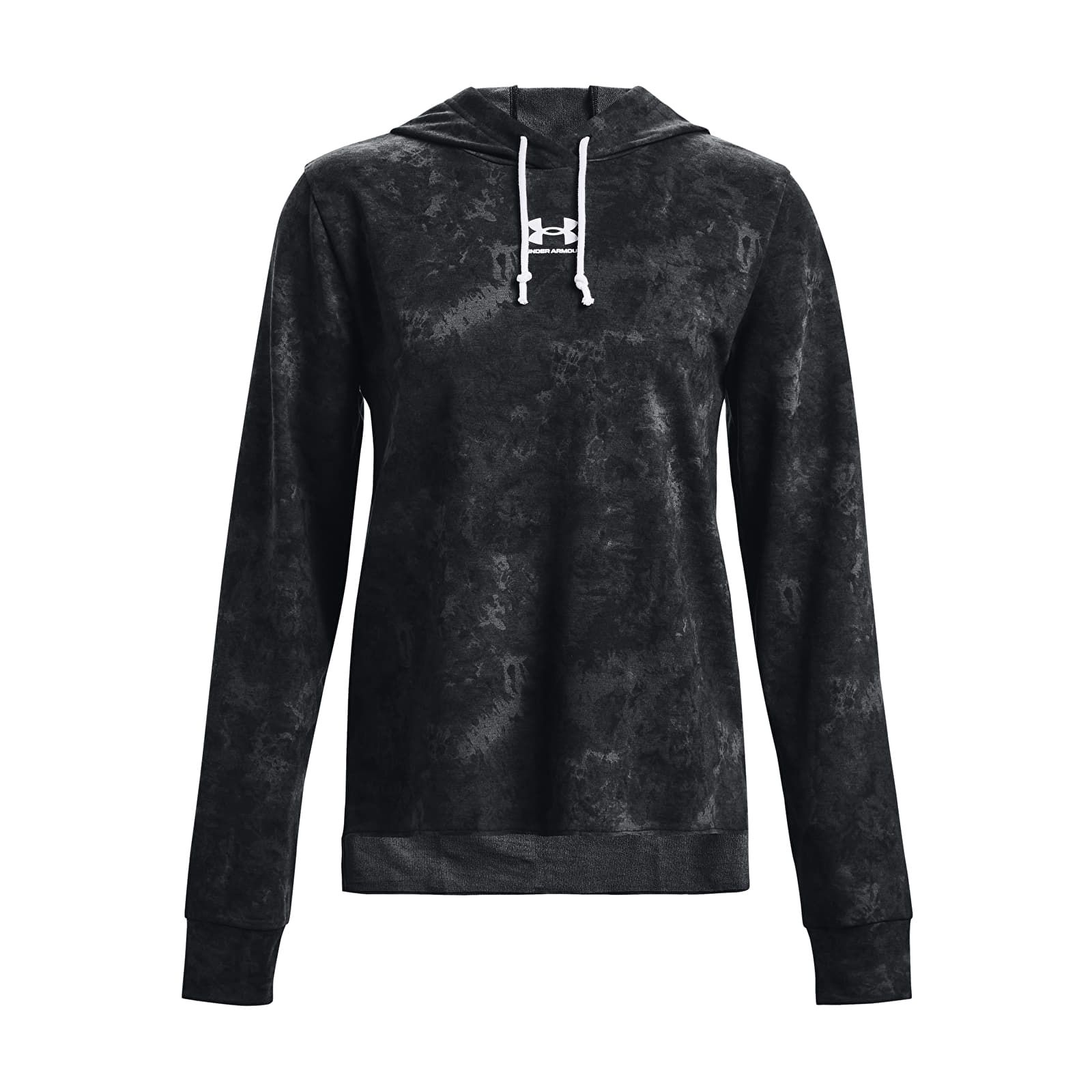 Sweatshirts Under Armour Rival Terry Print Hoodie Black Queens