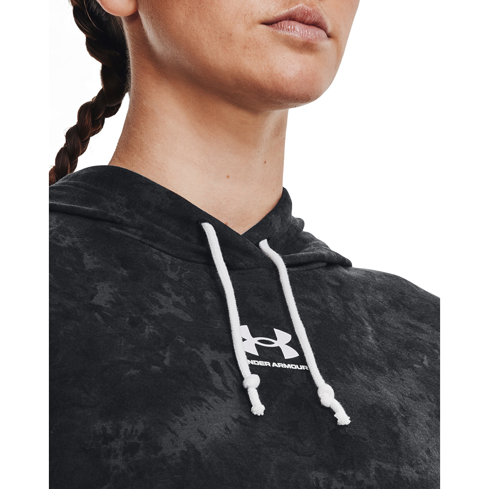 Black and camo under armour hoodie deals