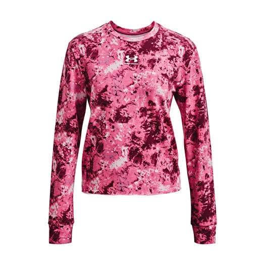 Pink camo under armour sweatshirt clearance