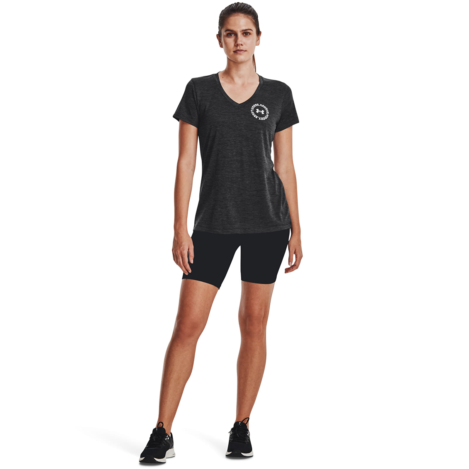majice kratkih rukava Under Armour Tech Twist Lc Crest Ssv Black