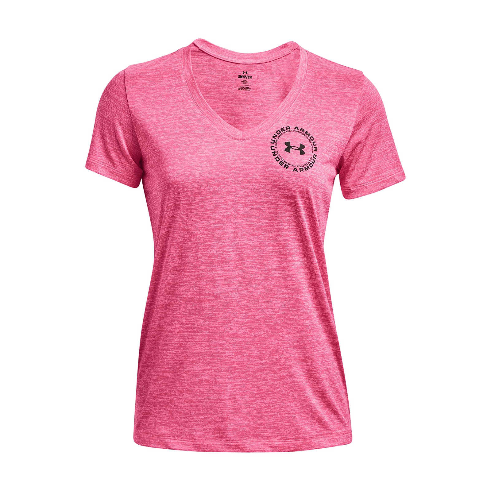 majice kratkih rukava Under Armour Tech Twist Lc Crest Ssv Pink Punk