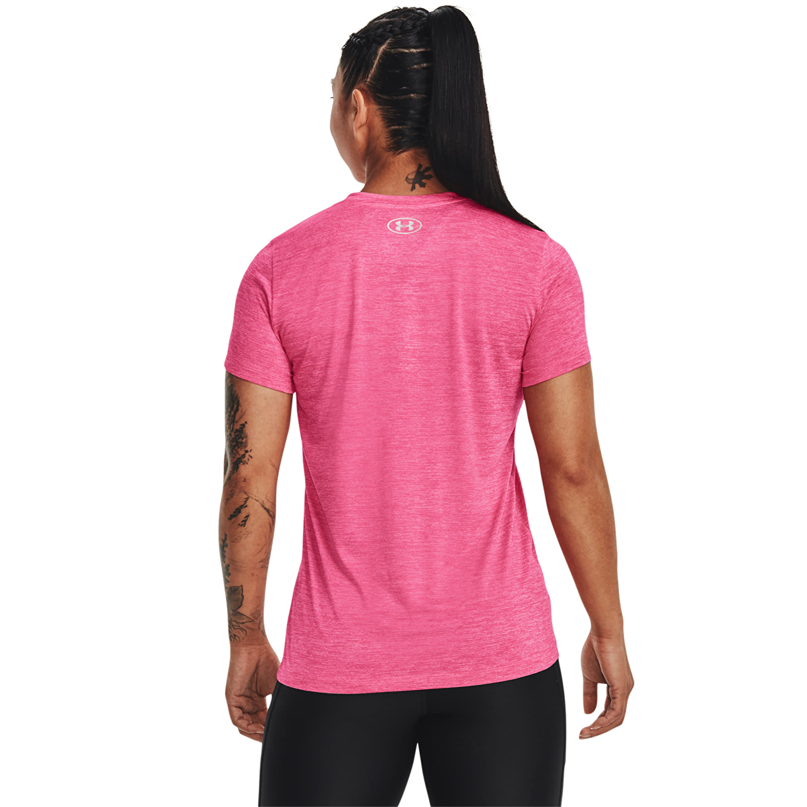 majice kratkih rukava Under Armour Tech Twist Lc Crest Ssv Pink Punk