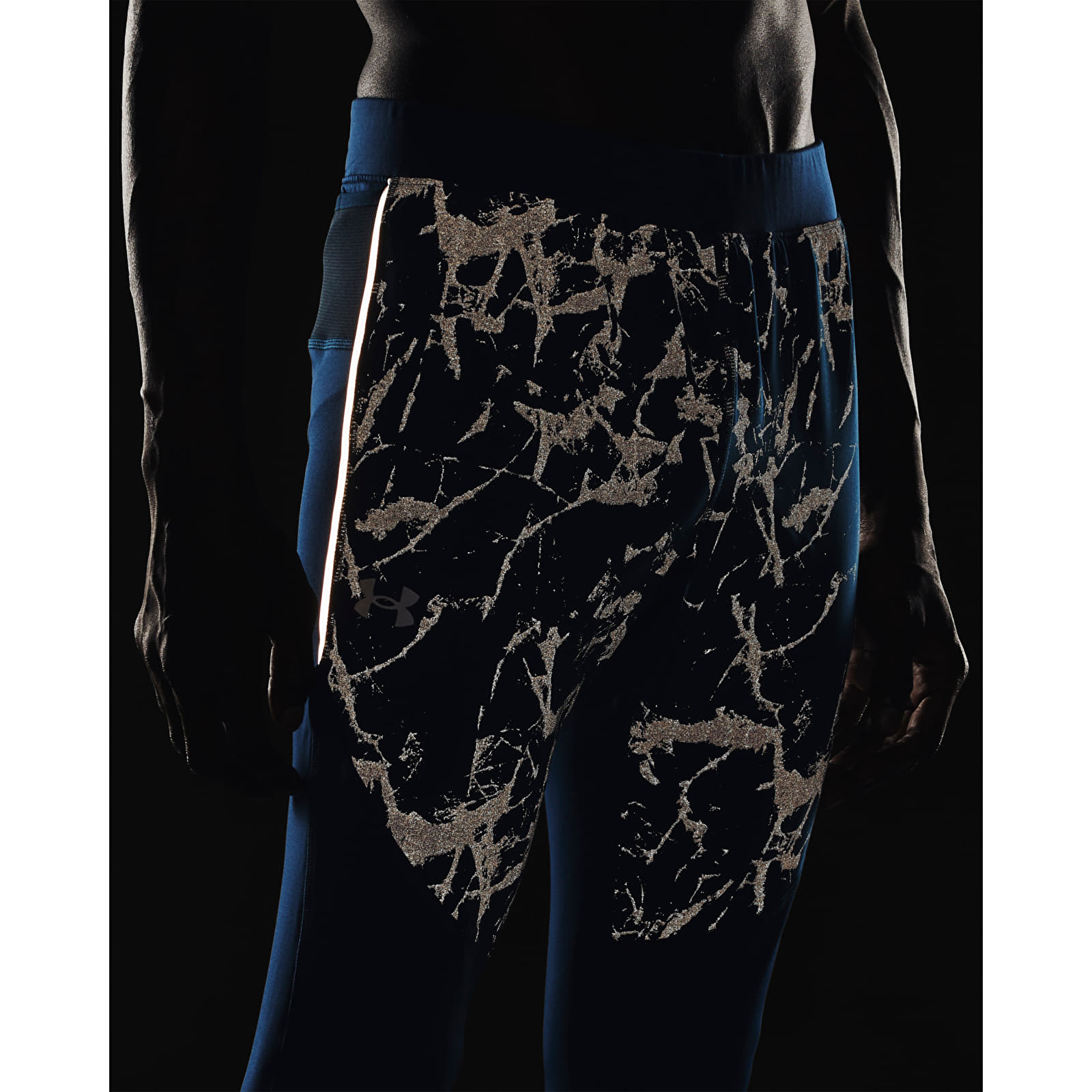 Säärised Under Armour Outrun The Cold Tight Petrol Blue