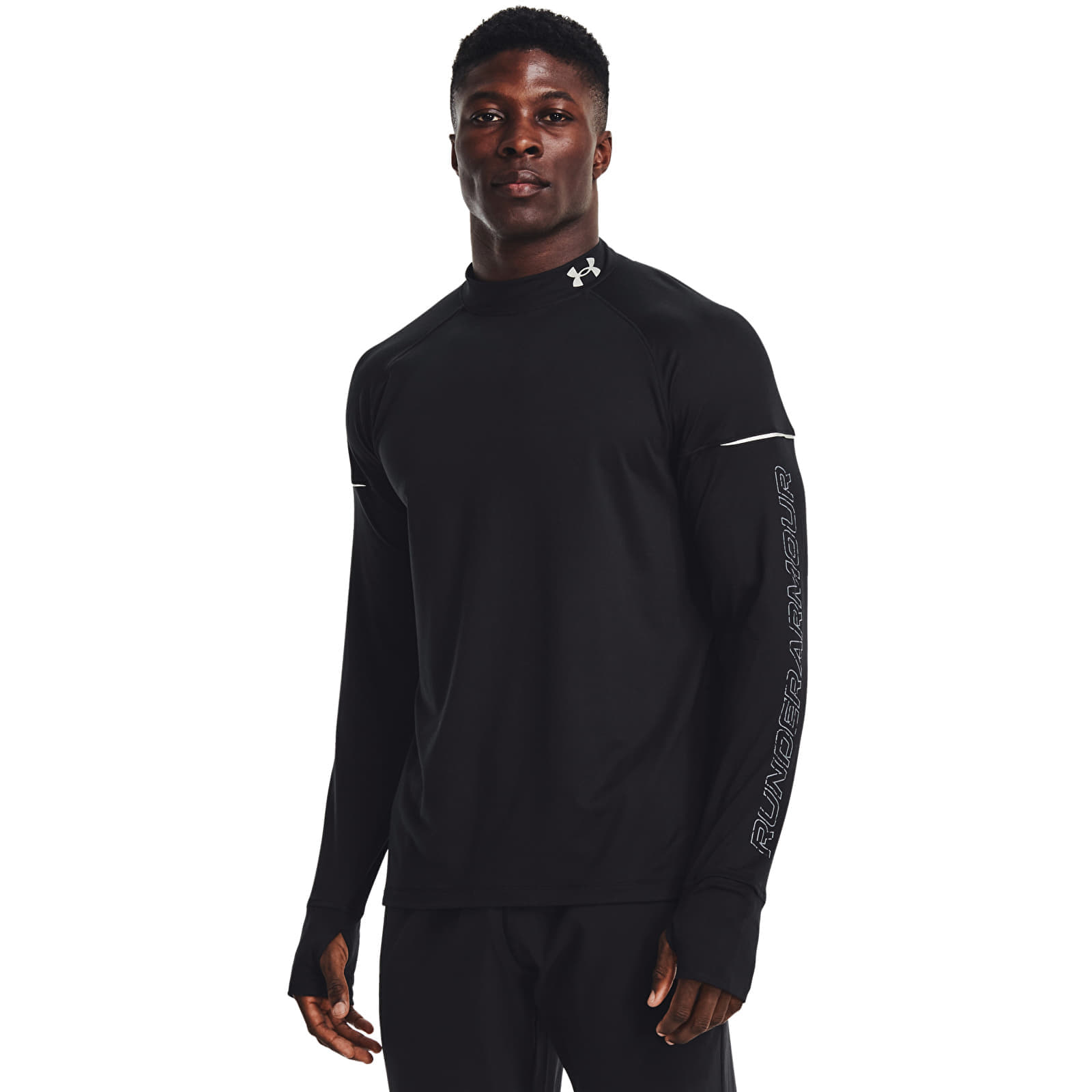 Tricou Under Armour Outrun The Cold Ls Black