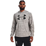 Under Armour Rival Terry Logo Hoodie Onyx White