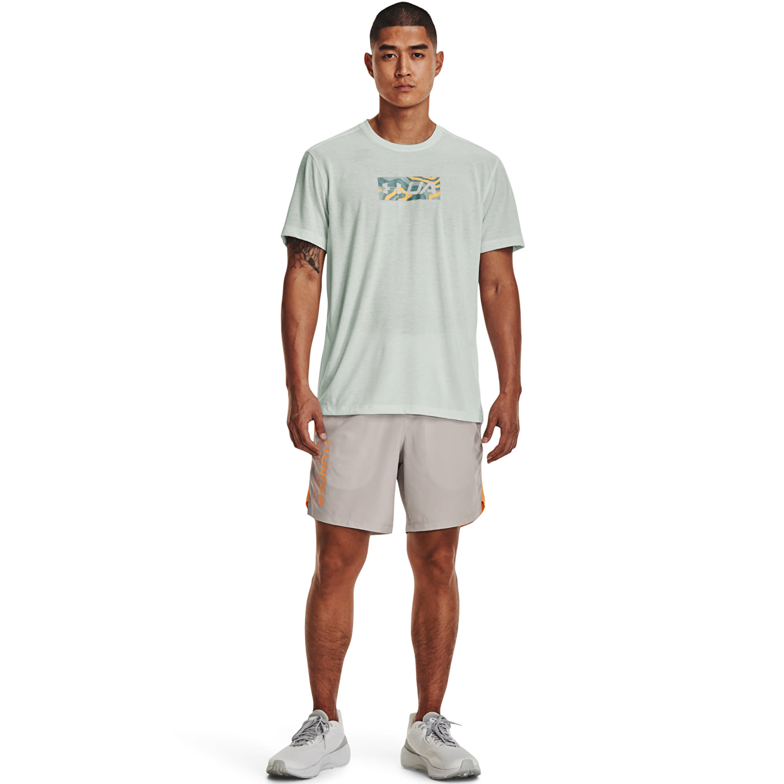 Shorts Under Armour Launch Sw 7'' Wm Short Ghost Gray