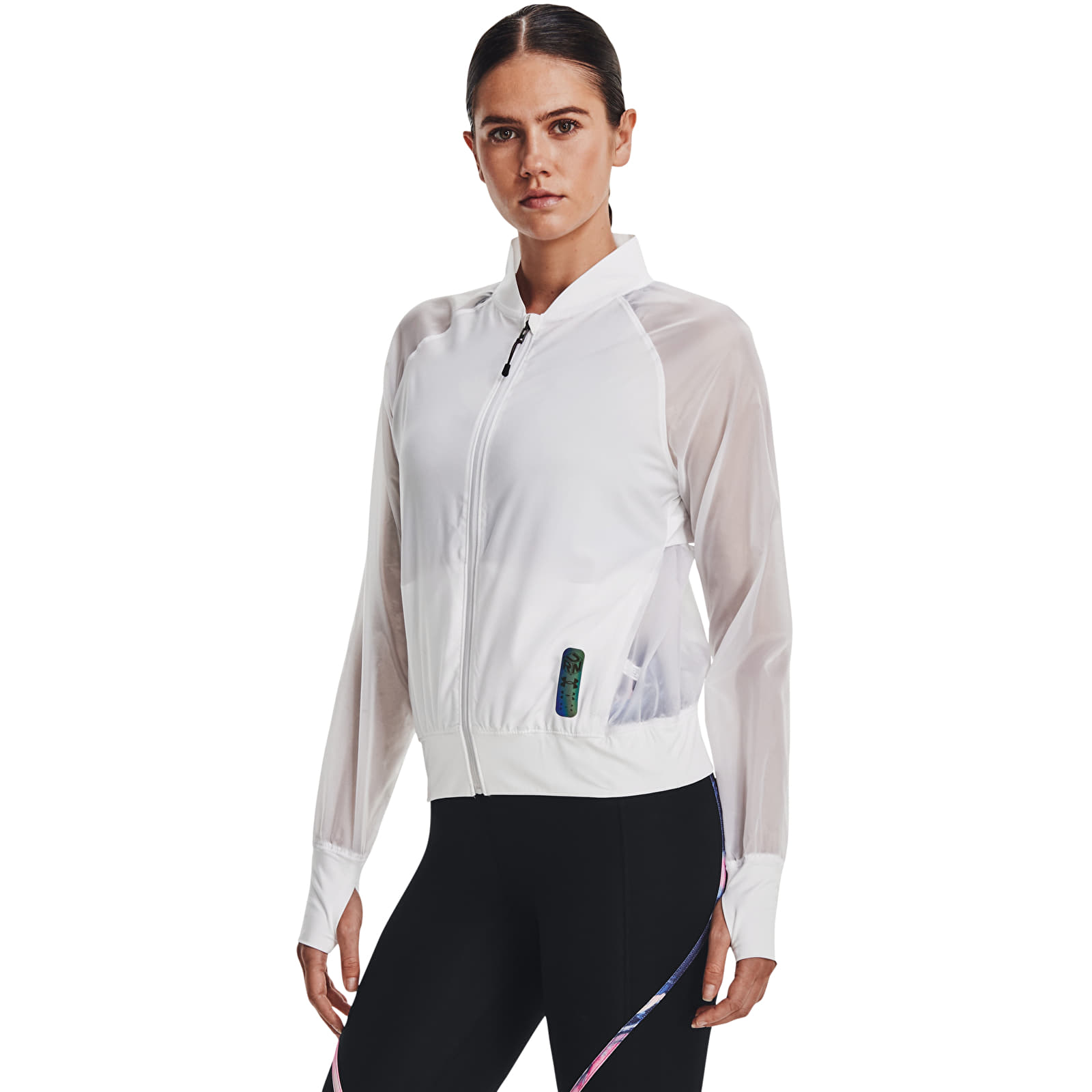 Kurtki Under Armour Run Anywhere Storm Jacket White