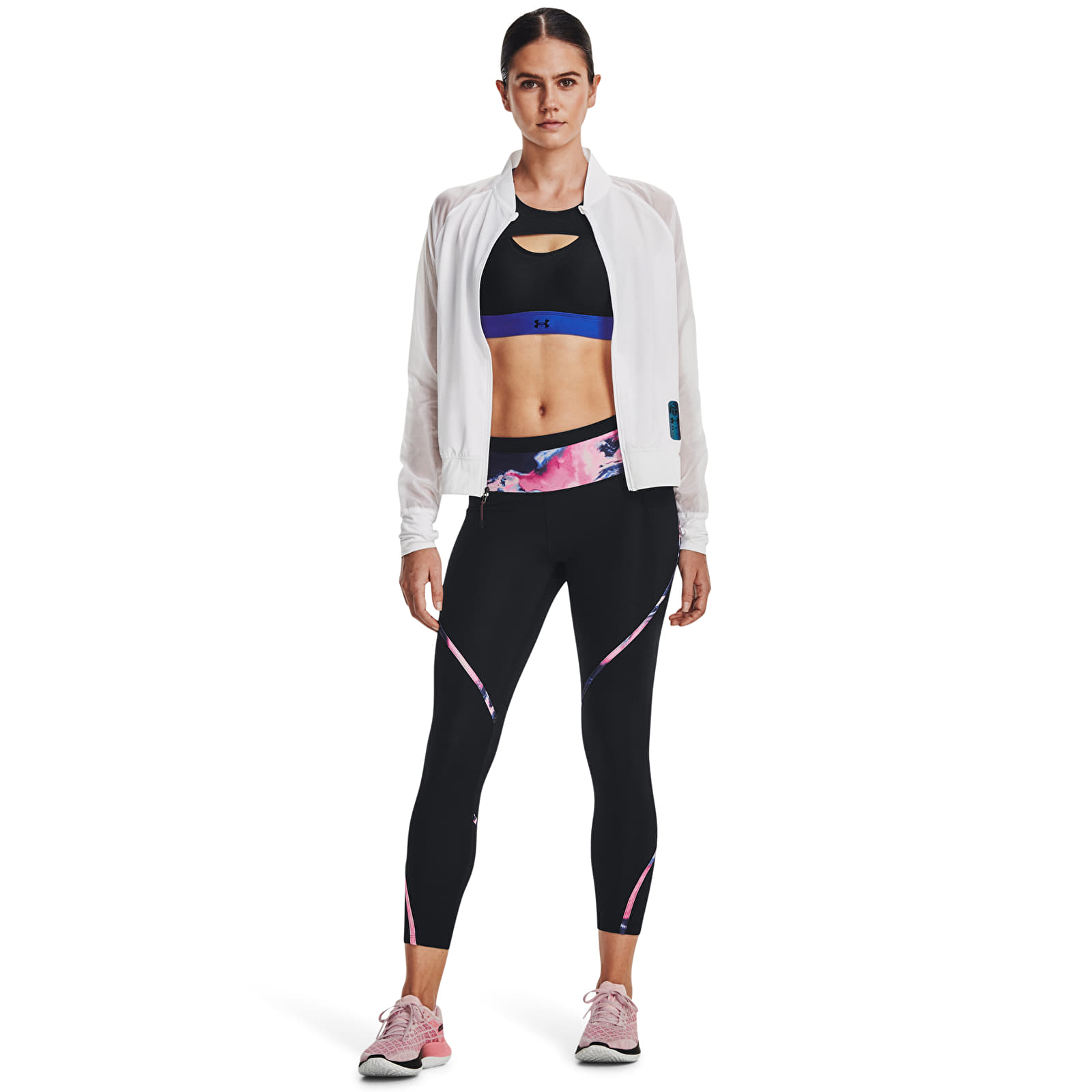 Kurtki Under Armour Run Anywhere Storm Jacket White