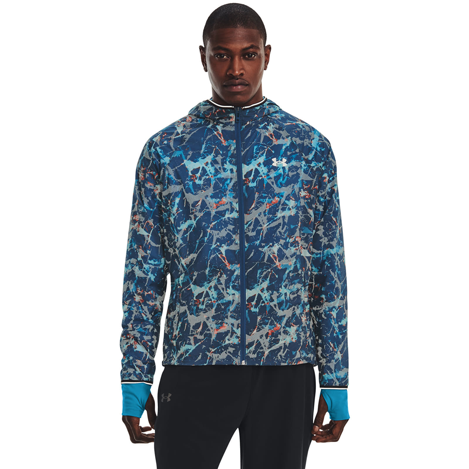 Bunda Under Armour Storm Outrun Cold Jacket Petrol Blue L