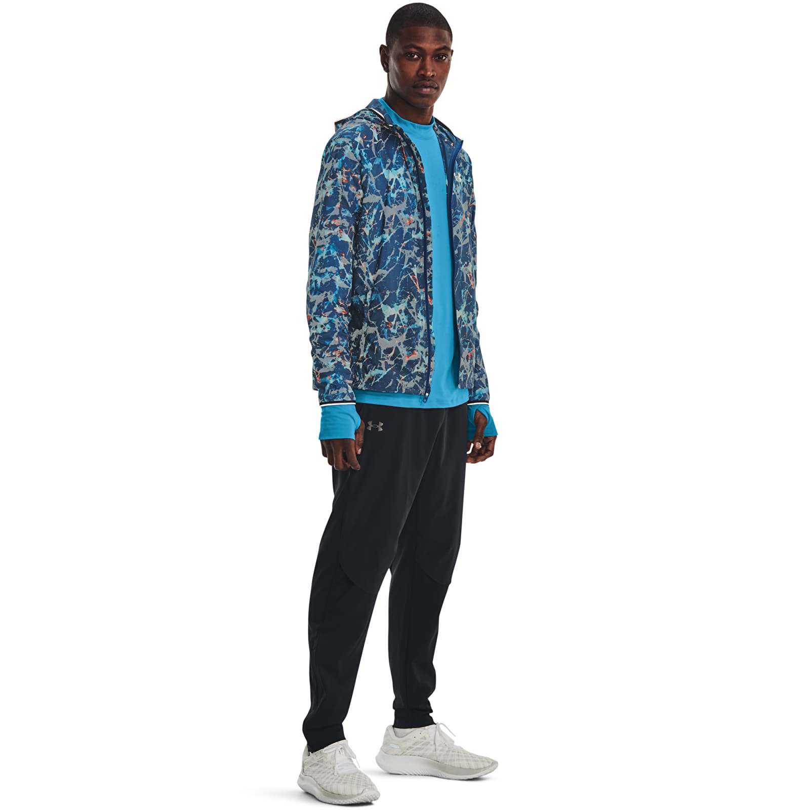 Jassen Under Armour Storm Outrun Cold Jacket Petrol Blue