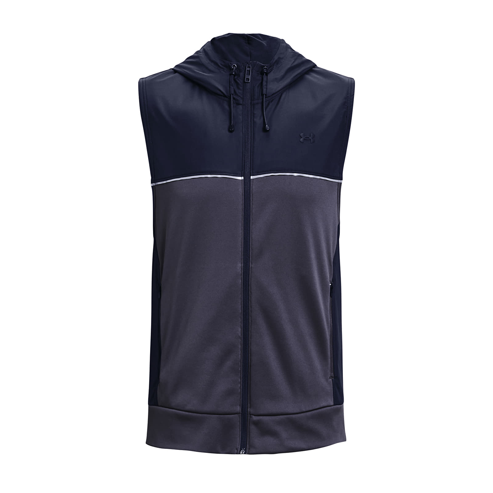Westen Under Armour Af Storm Hooded Vest Tempered Steel Queens