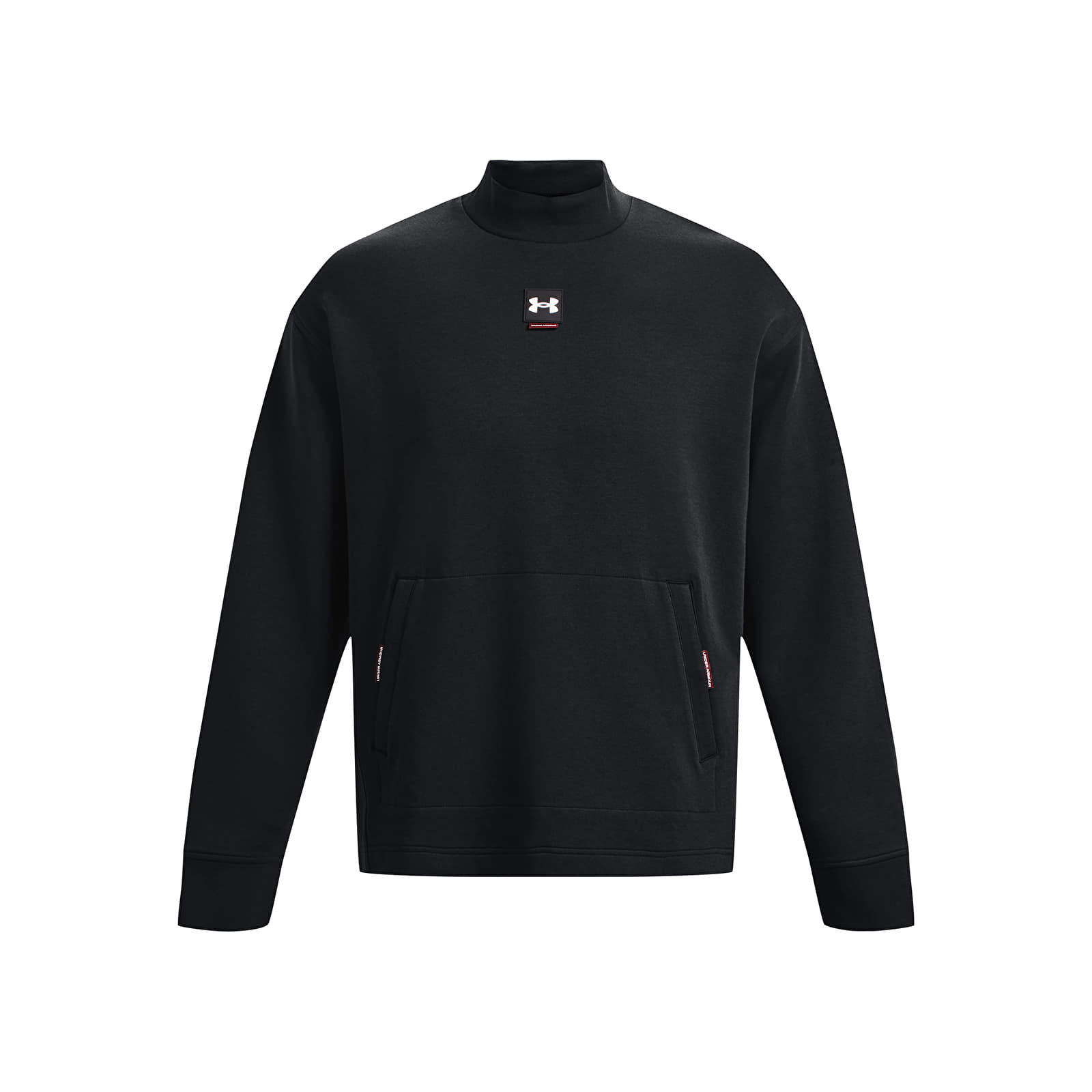 Dukserice Under Armour Summit Knit Mock Black