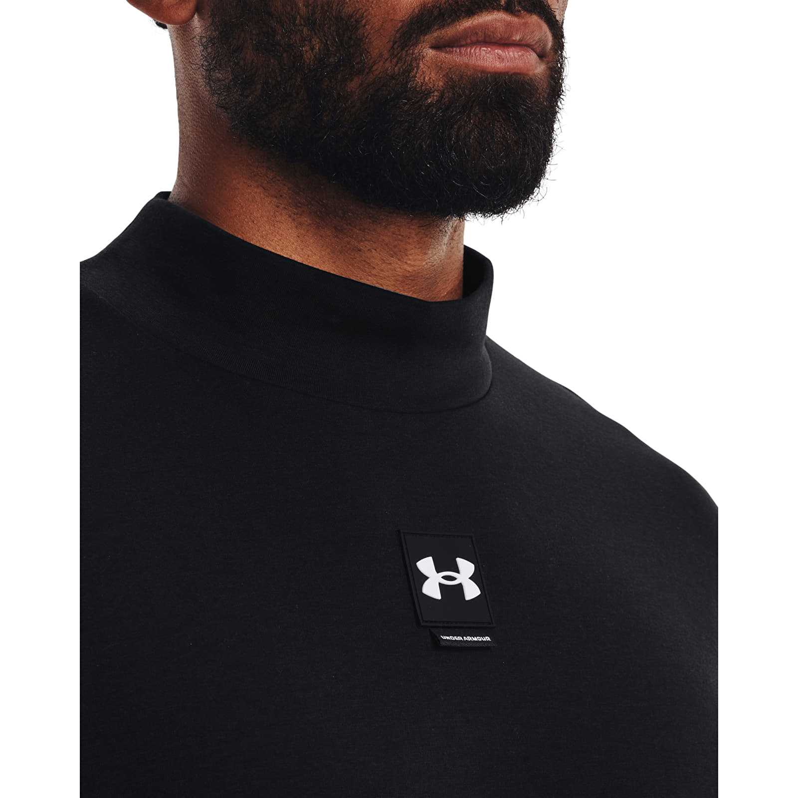 Dukserice Under Armour Summit Knit Mock Black