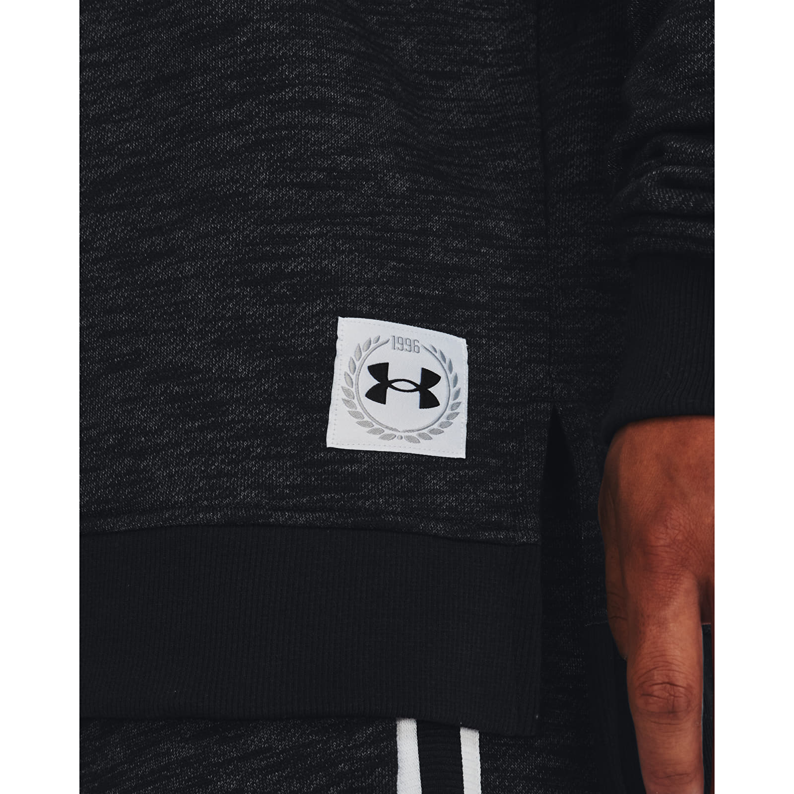 Felpe Under Armour Essential Heritge Flc Crw Black