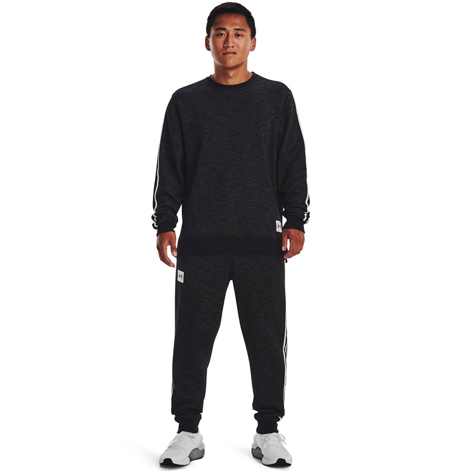 Felpe Under Armour Essential Heritge Flc Crw Black