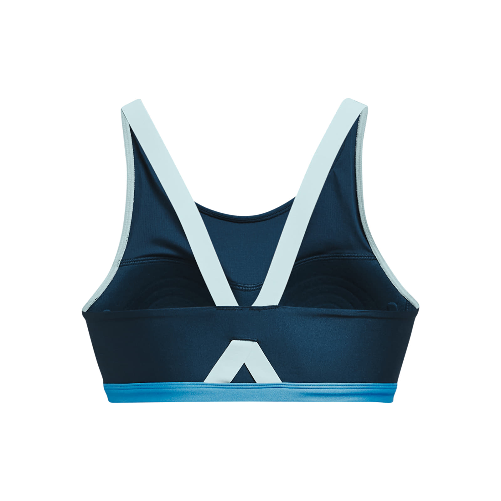 Sujetadores Under Armour Infinity Mid High Neck Shine Petrol Blue