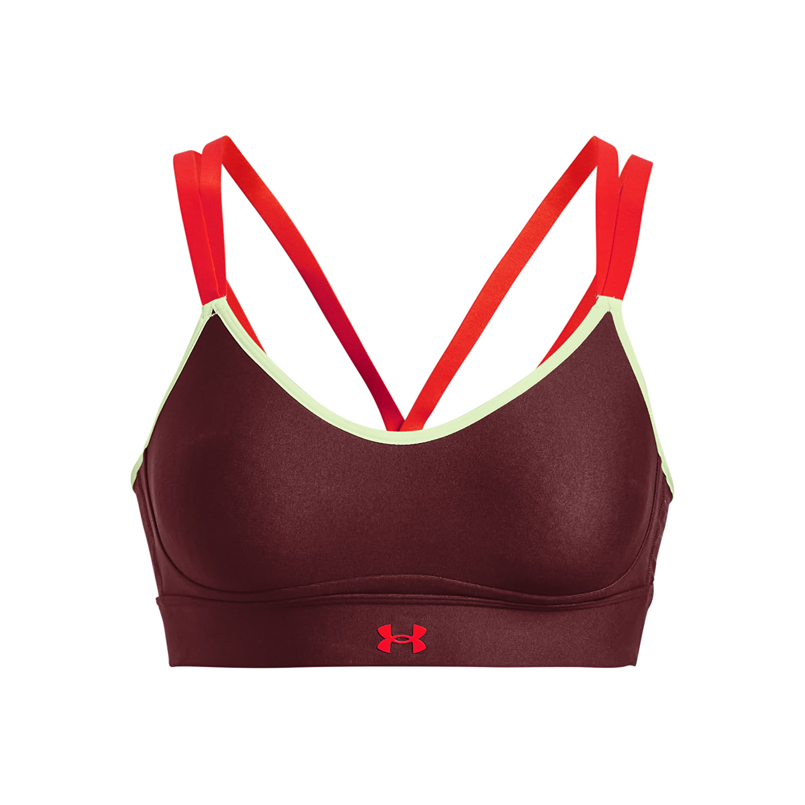 Biustonosze Under Armour Infinity Low Strappy Chestnut Red