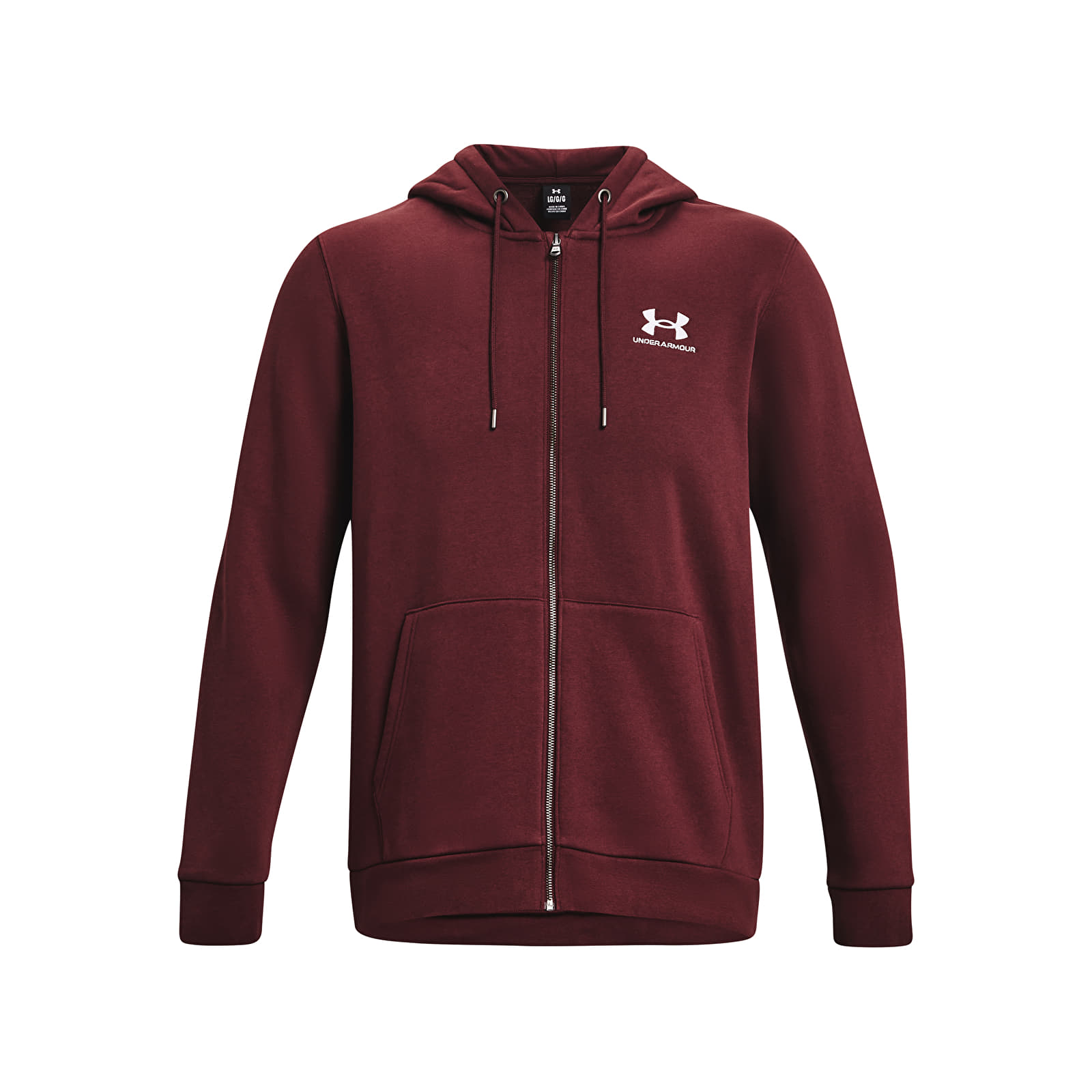 Sudaderas Under Armour Essential Fleece Fz Hood Chestnut Red