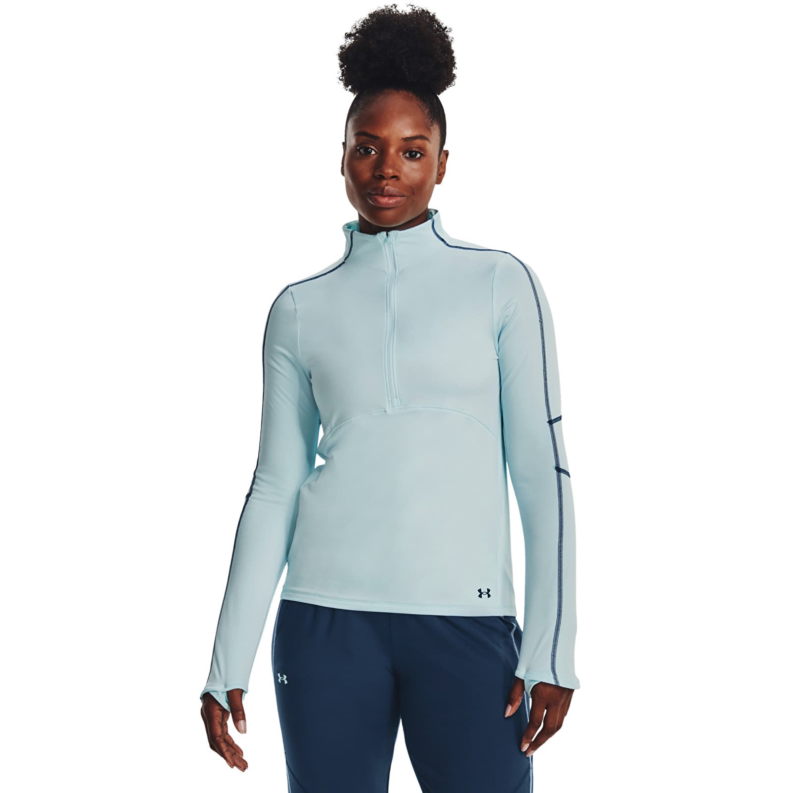 Hettegensere og sweatshirts Under Armour Train Cw 1/2 Zip Fuse Teal