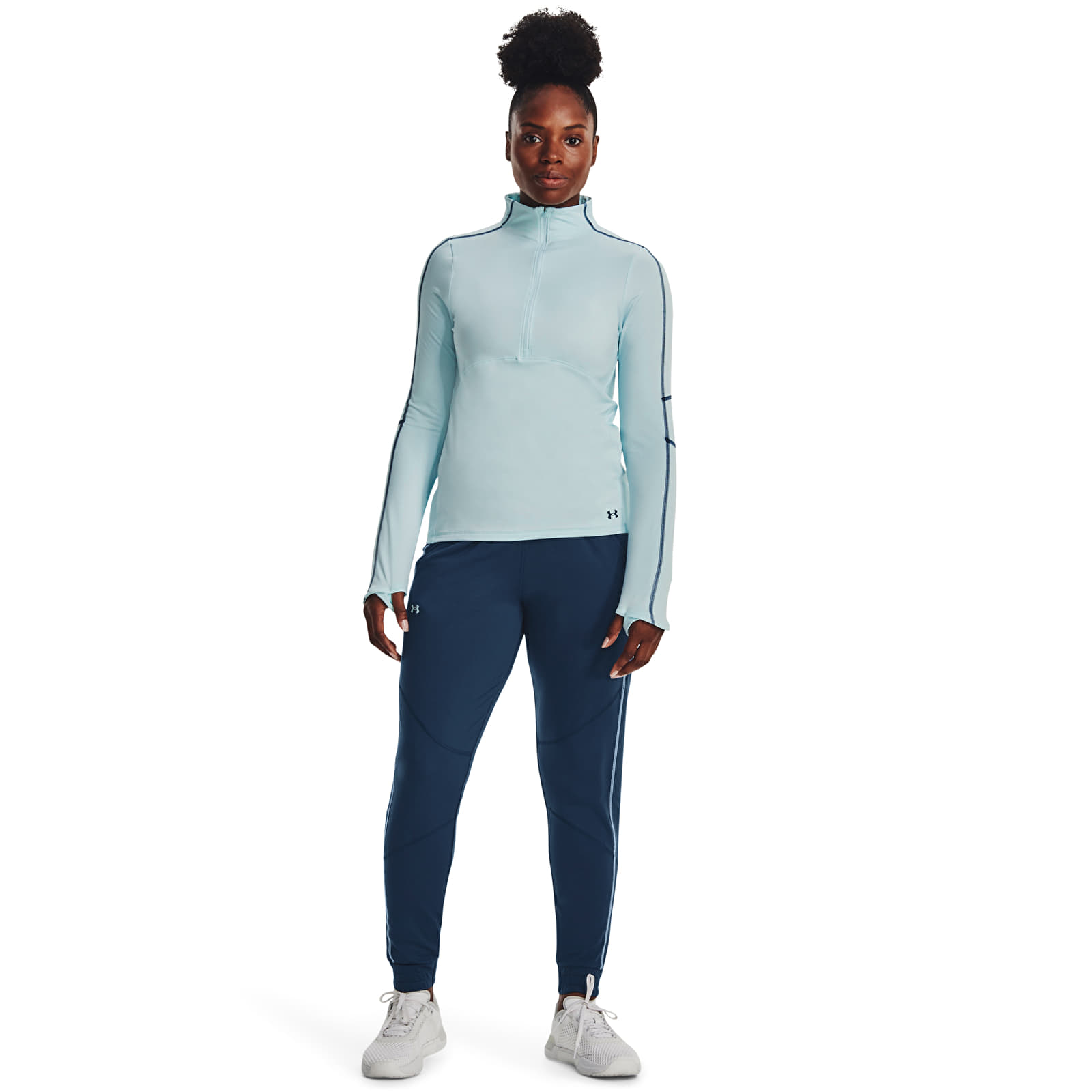 Hettegensere og sweatshirts Under Armour Train Cw 1/2 Zip Fuse Teal