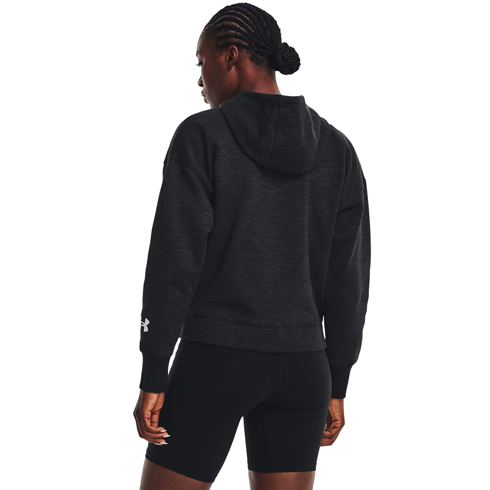 Регланы и толстовки Under Armour Essential Script Fz Black