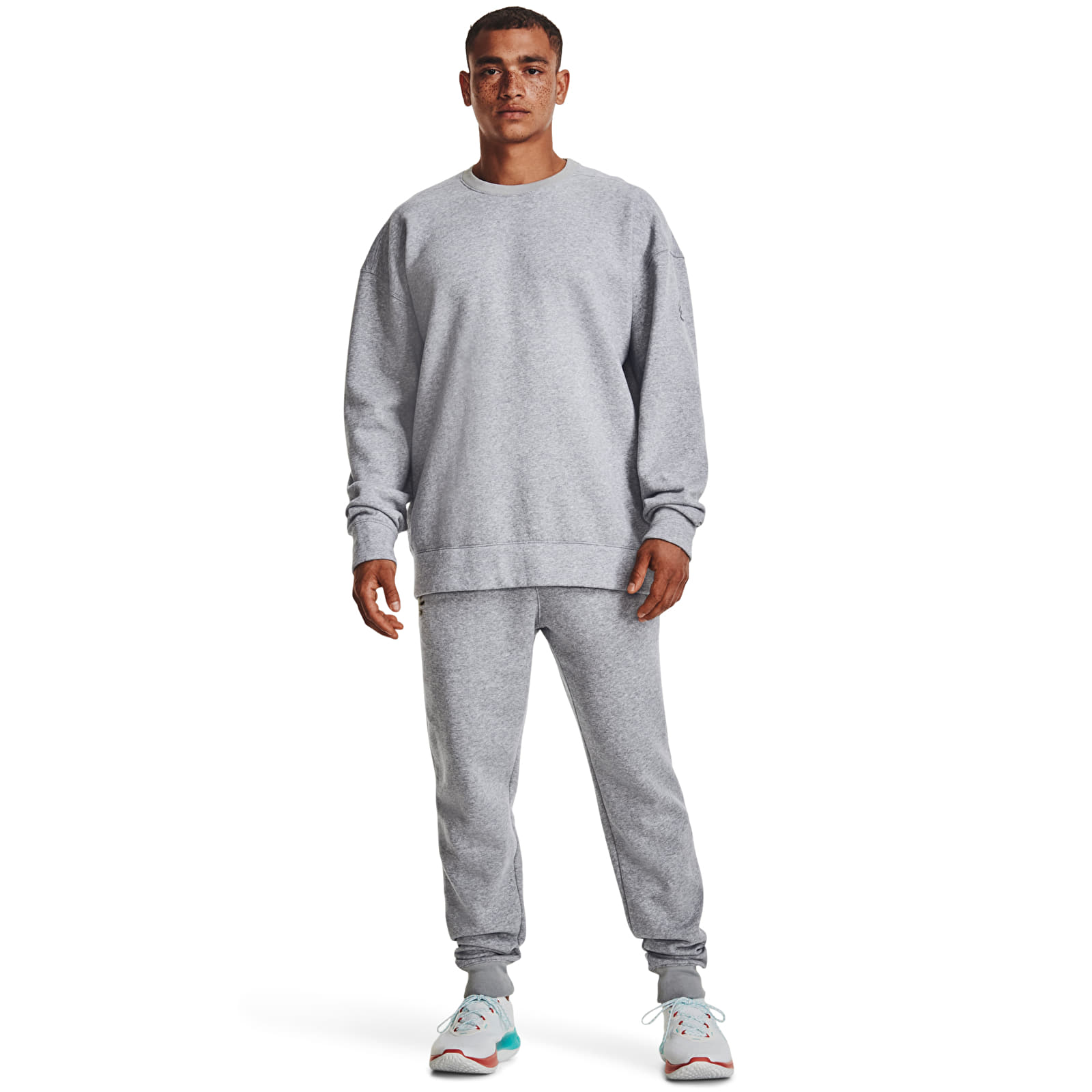 Sweatpants Under Armour Curry Fleece Sweatpants Mod Gray Full Heather