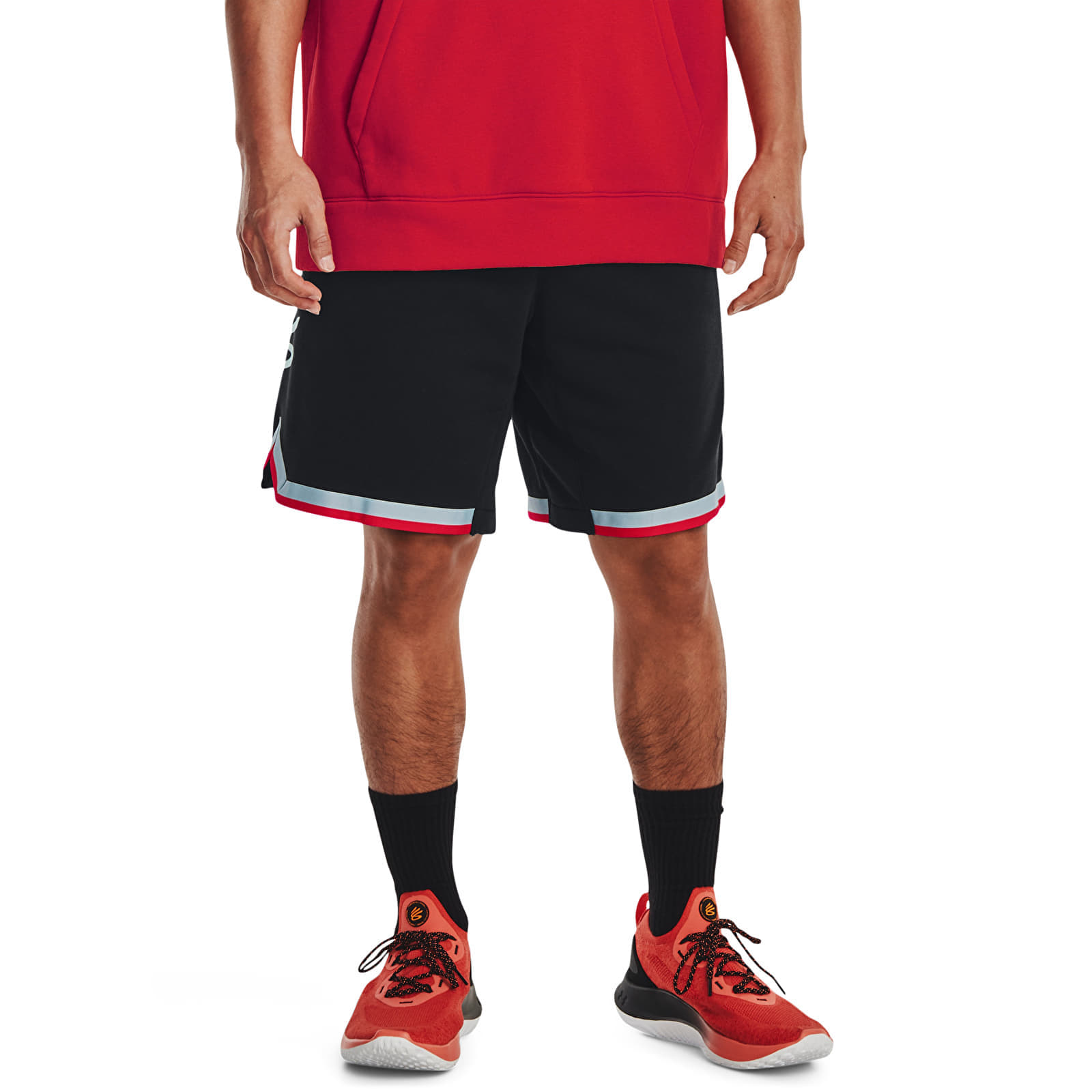 Pantaloncini Under Armour Curry Fleece 9'' Short Black M